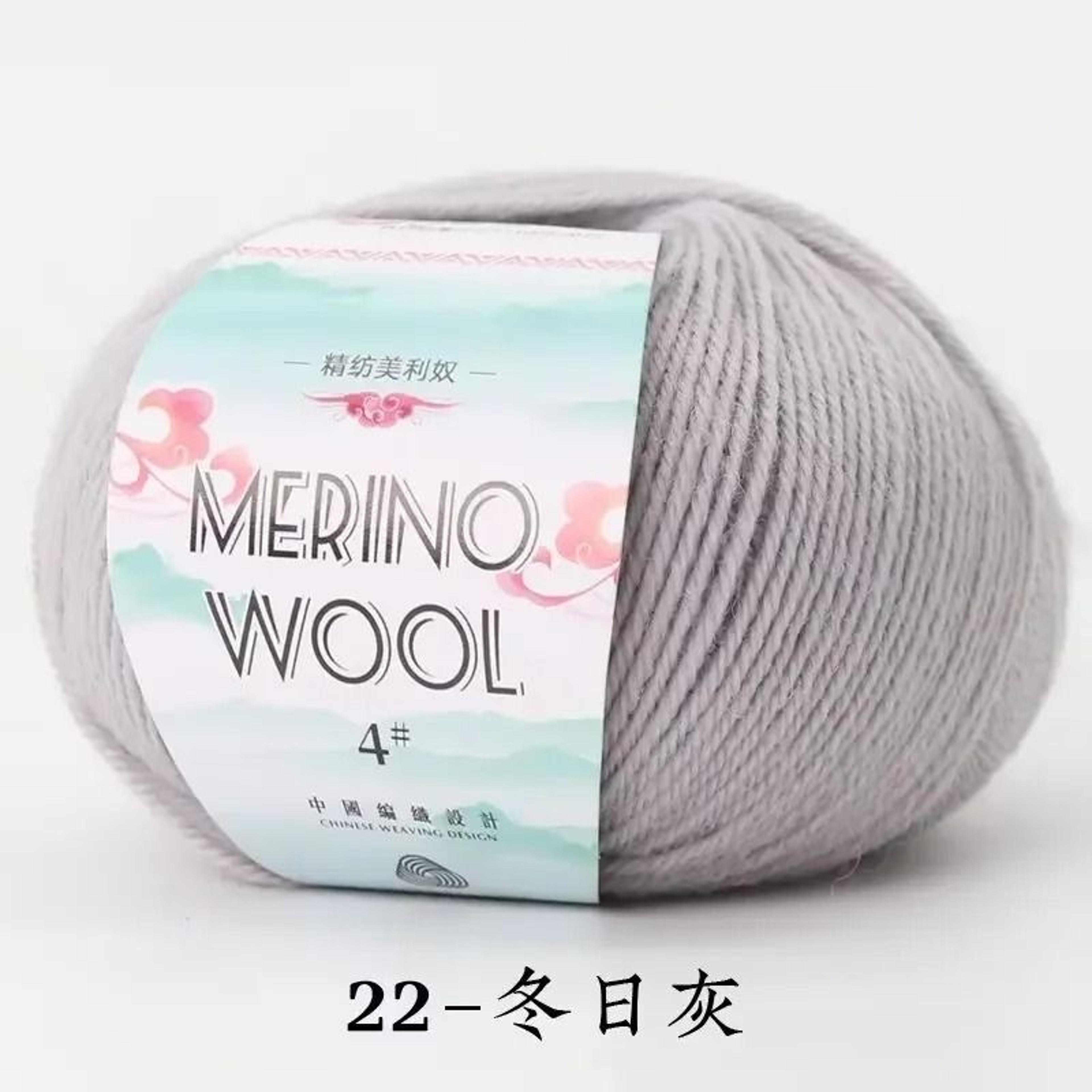 Premium Merino Baby Wool Yarn 50g 142 Yards For Crochet Knitting And Baby Clothes 9