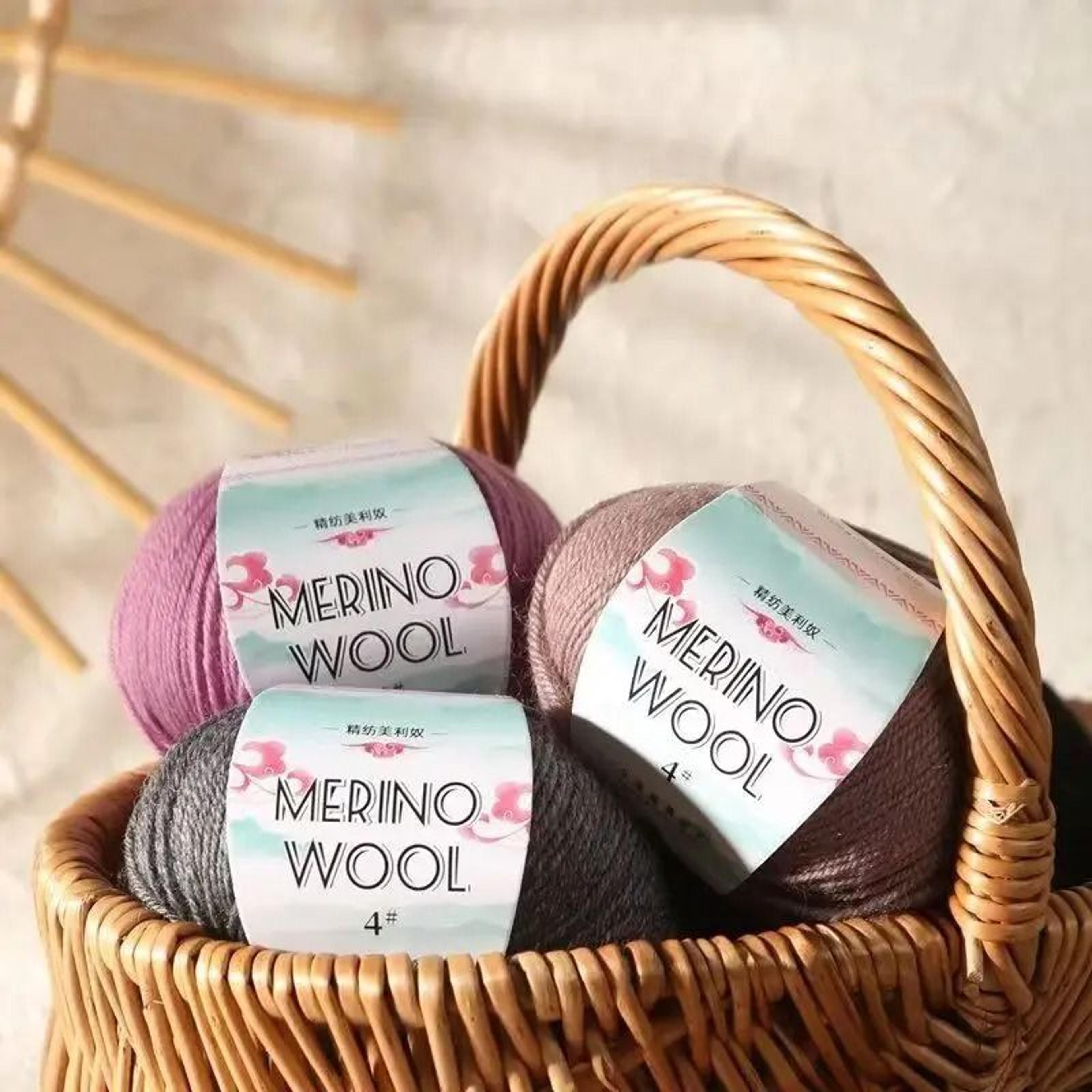 Premium Merino Baby Wool Yarn 50g 142 Yards For Crochet Knitting And Baby Clothes 3