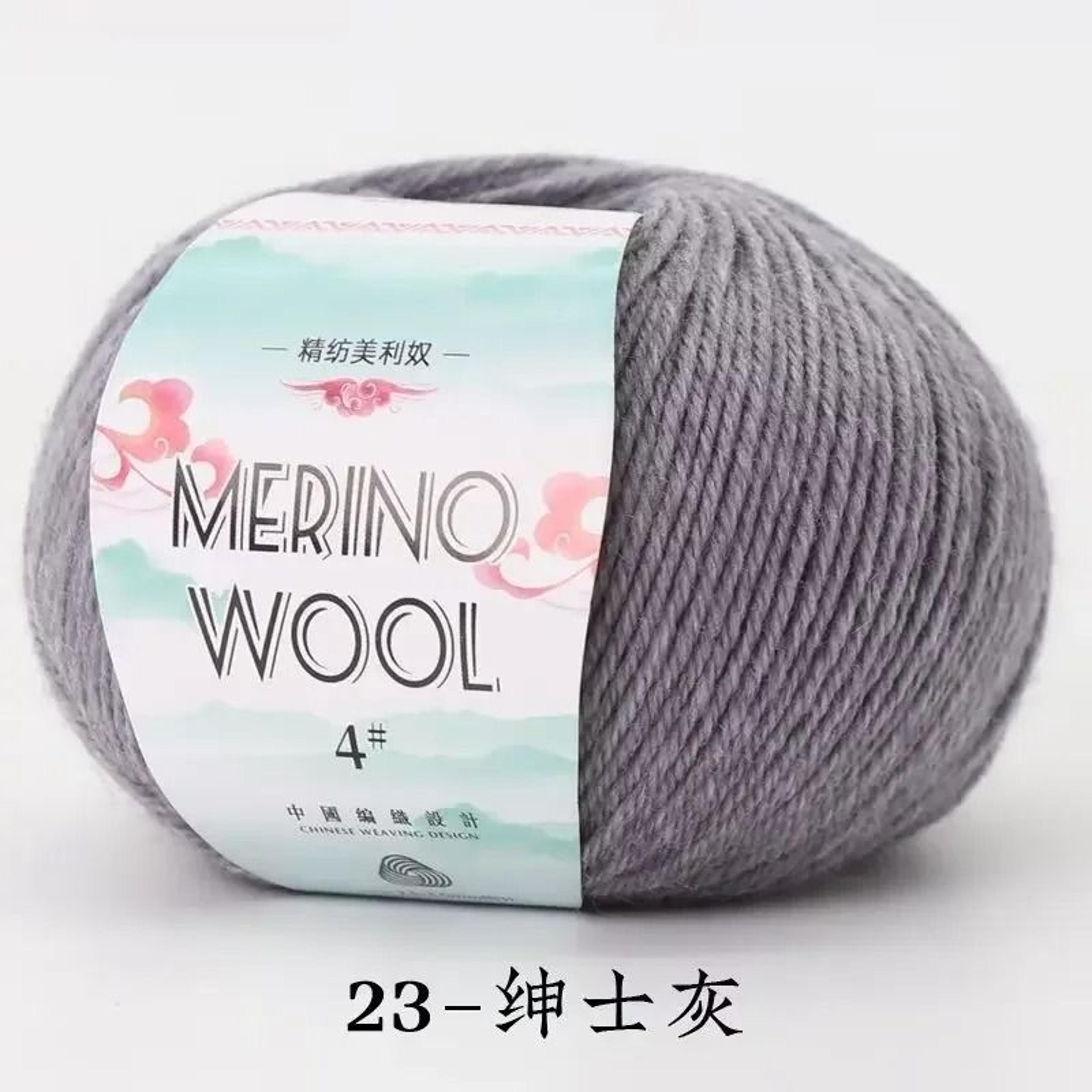 Premium Merino Baby Wool Yarn 50g 142 Yards For Crochet Knitting And Baby Clothes 19