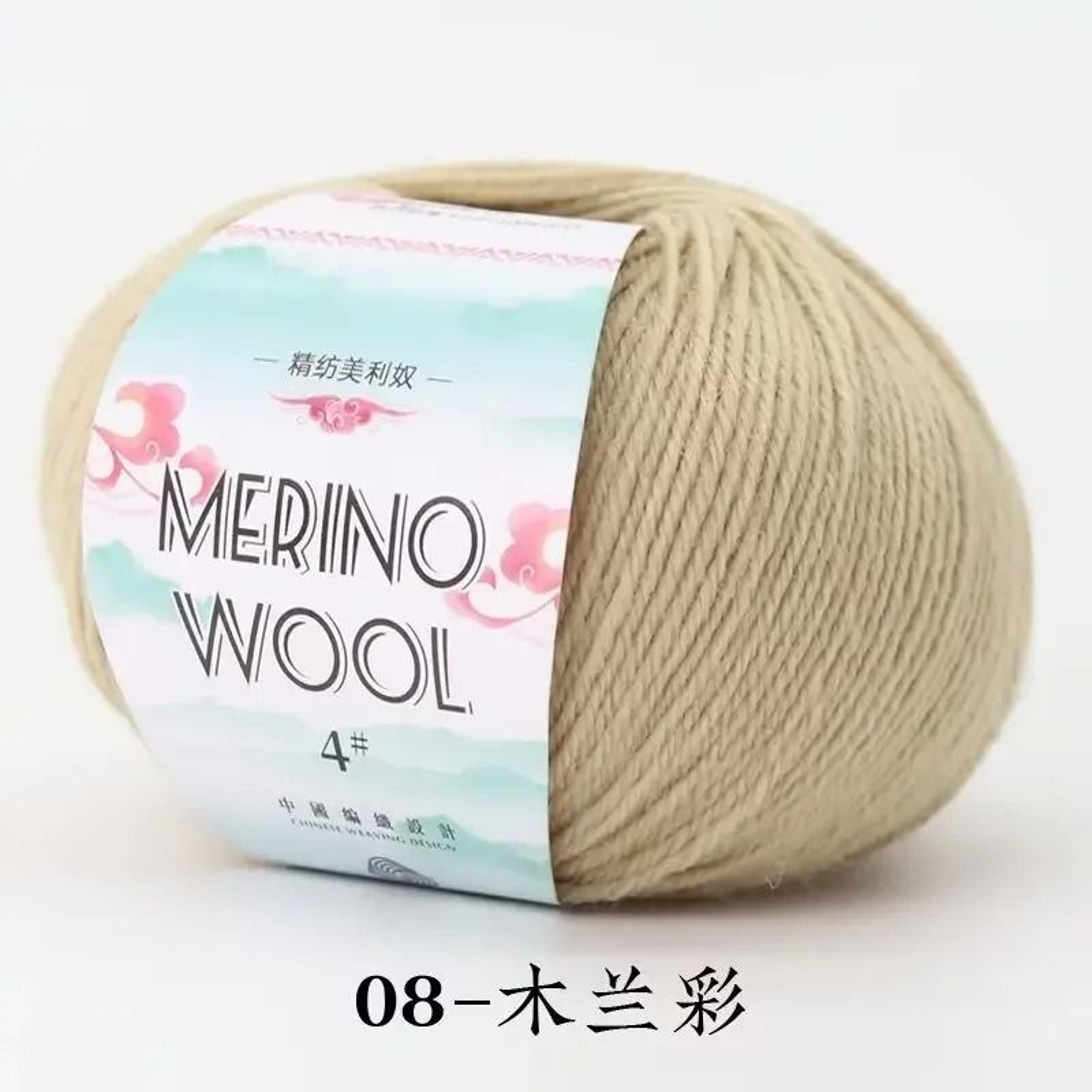 Premium Merino Baby Wool Yarn 50g 142 Yards For Crochet Knitting And Baby Clothes 21