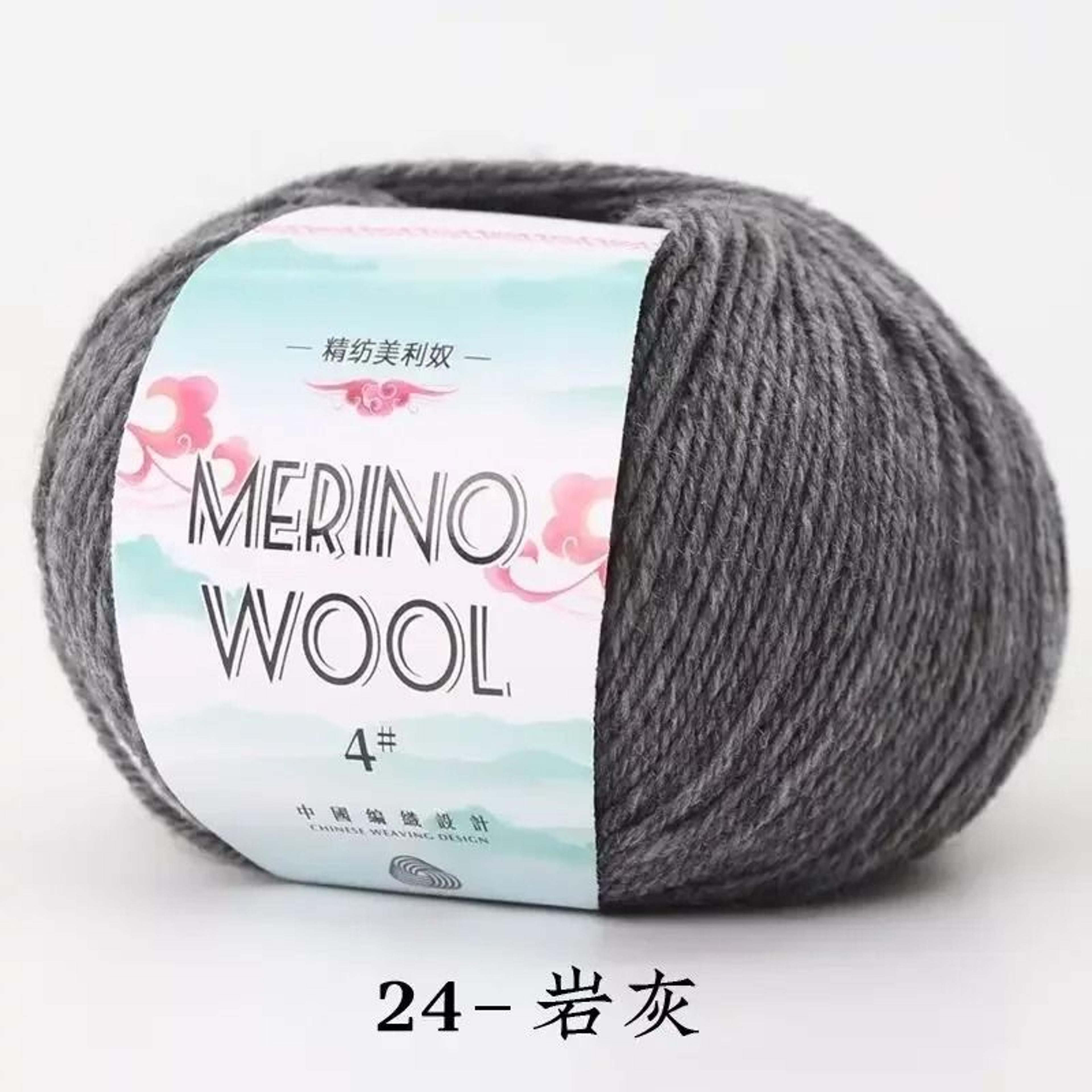 Premium Merino Baby Wool Yarn 50g 142 Yards For Crochet Knitting And Baby Clothes 23