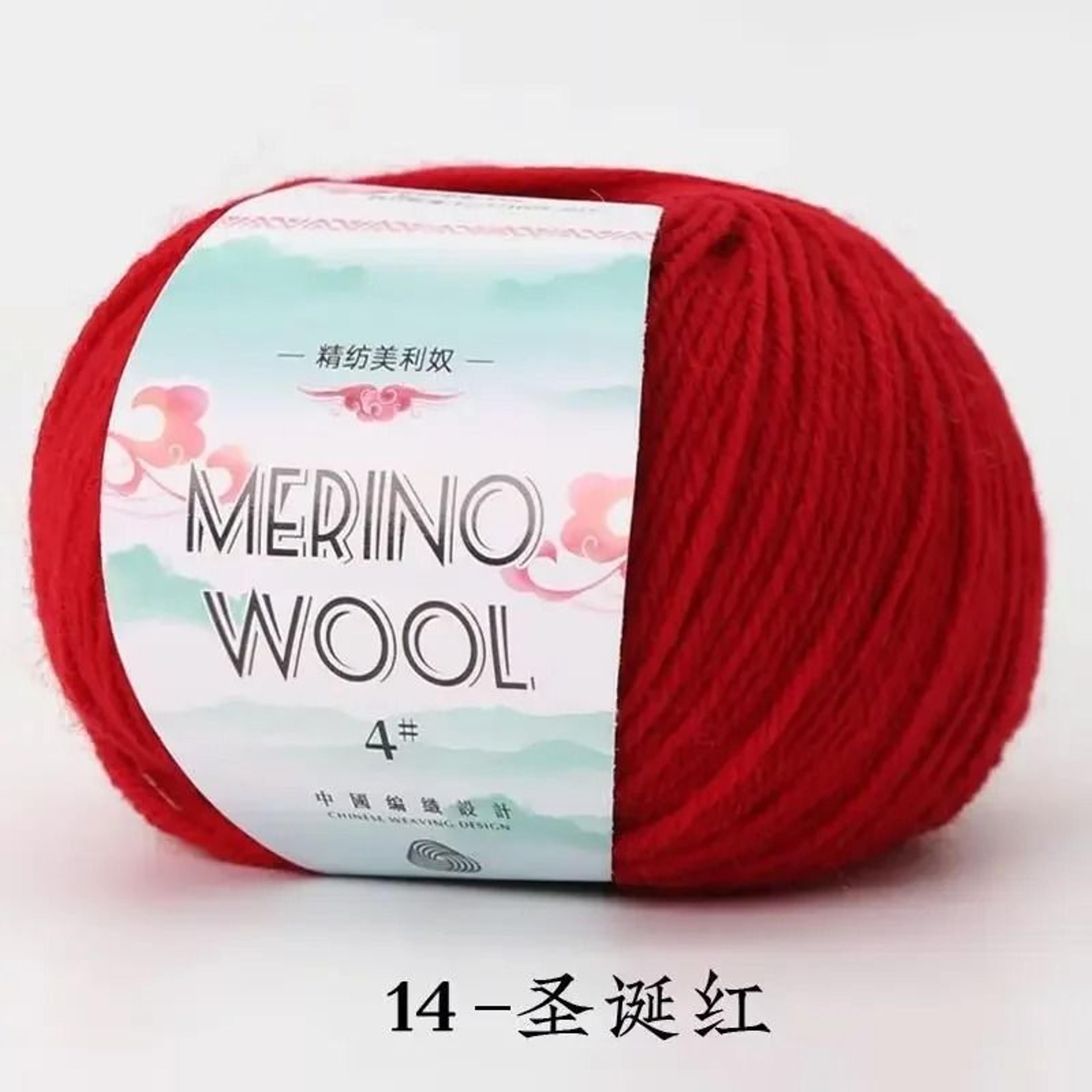 Premium Merino Baby Wool Yarn 50g 142 Yards For Crochet Knitting And Baby Clothes 29