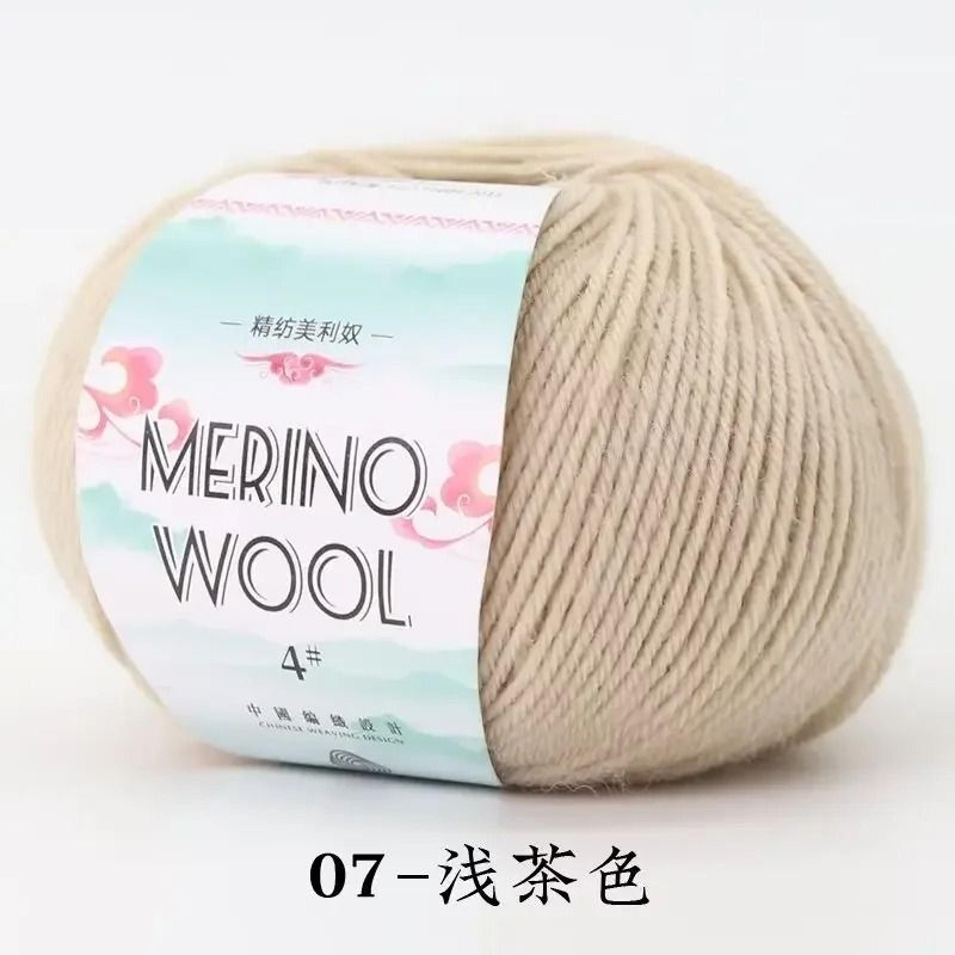 Premium Merino Baby Wool Yarn 50g 142 Yards For Crochet Knitting And Baby Clothes 27