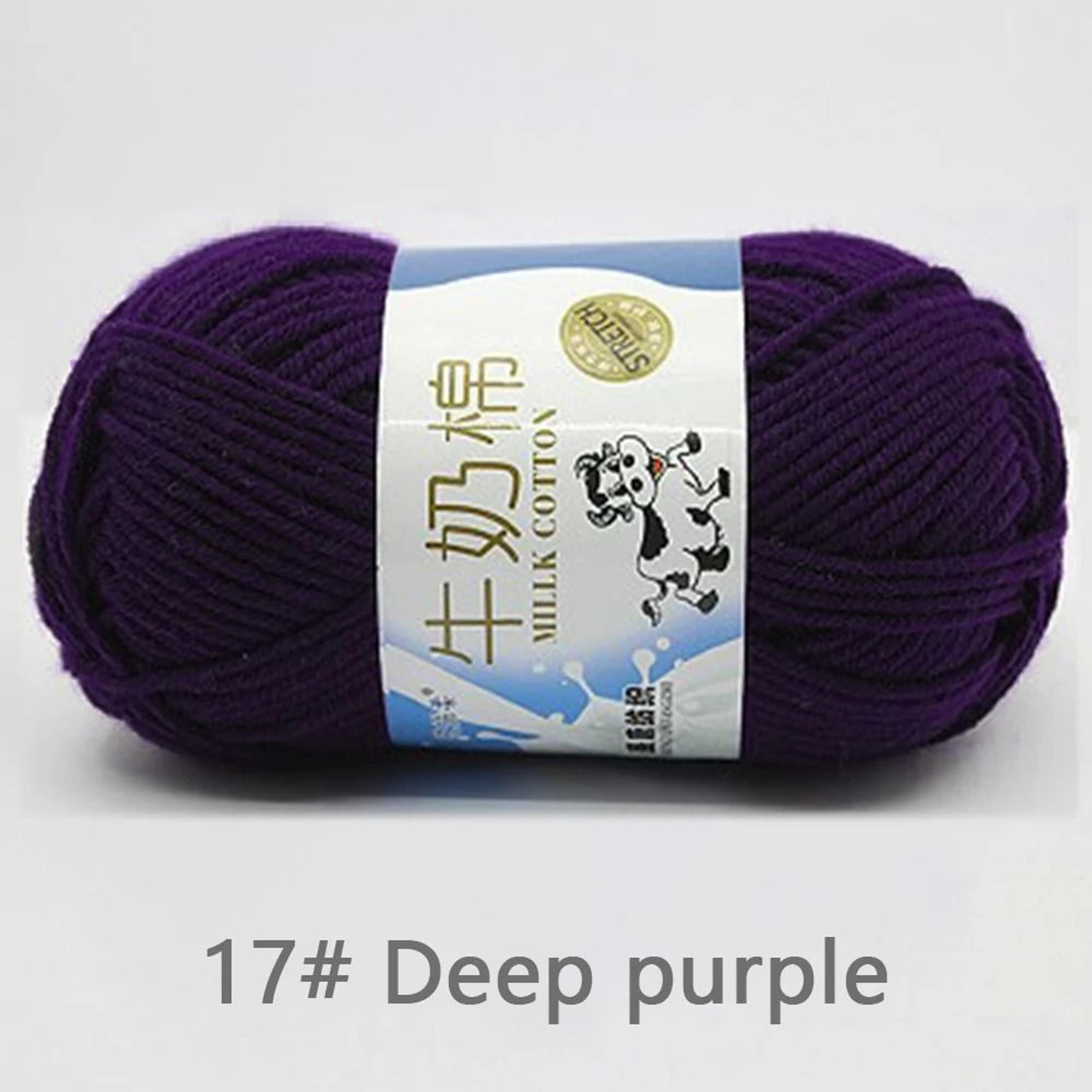 20Piece Soft Milk Cotton Yarn Set 50g Skeins For Crochet Knitting And DIY Crafts 22