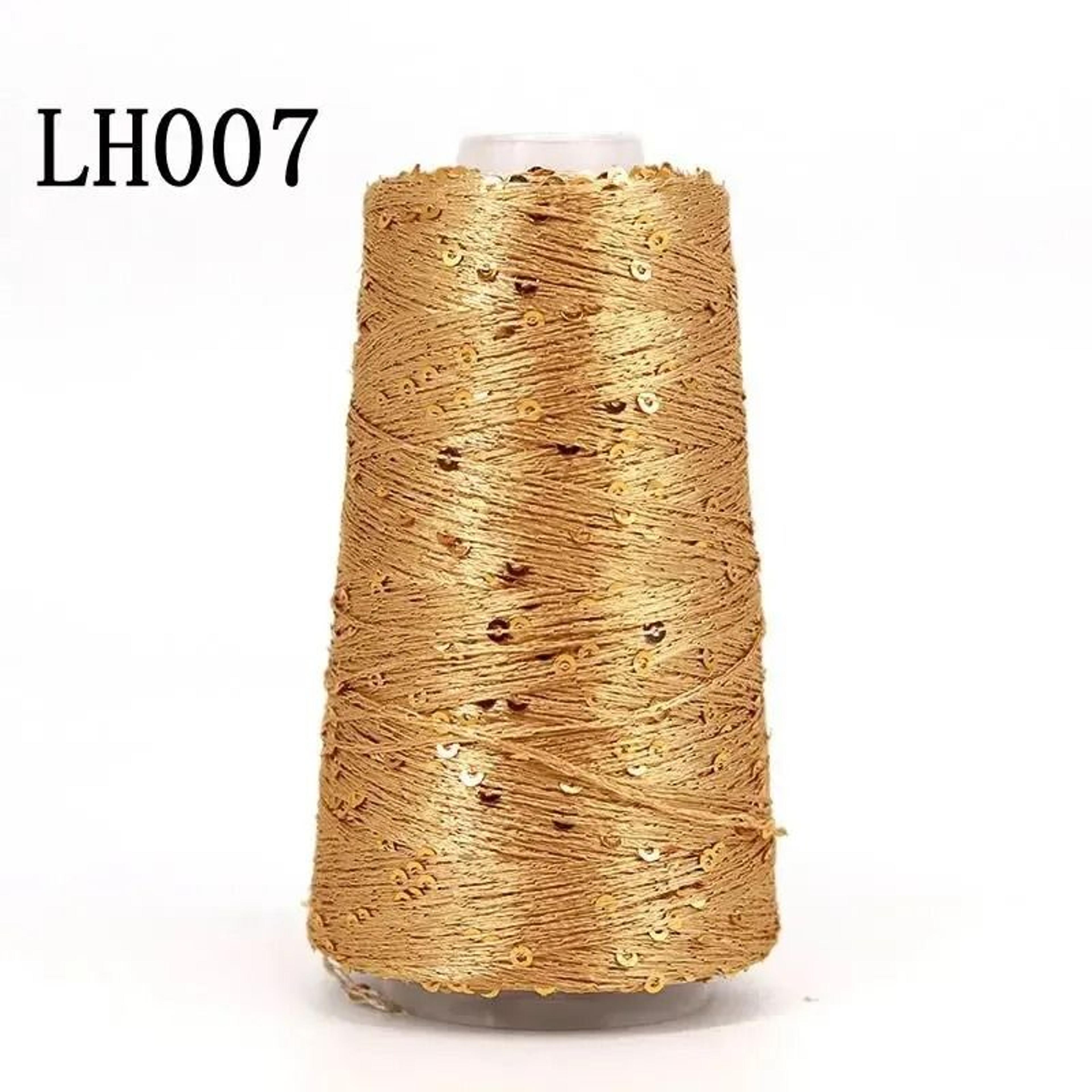 Summer Ice Silk Mercerized Sequin Yarn 176 Oz For Crochet Knitting And DIY Crafts 8