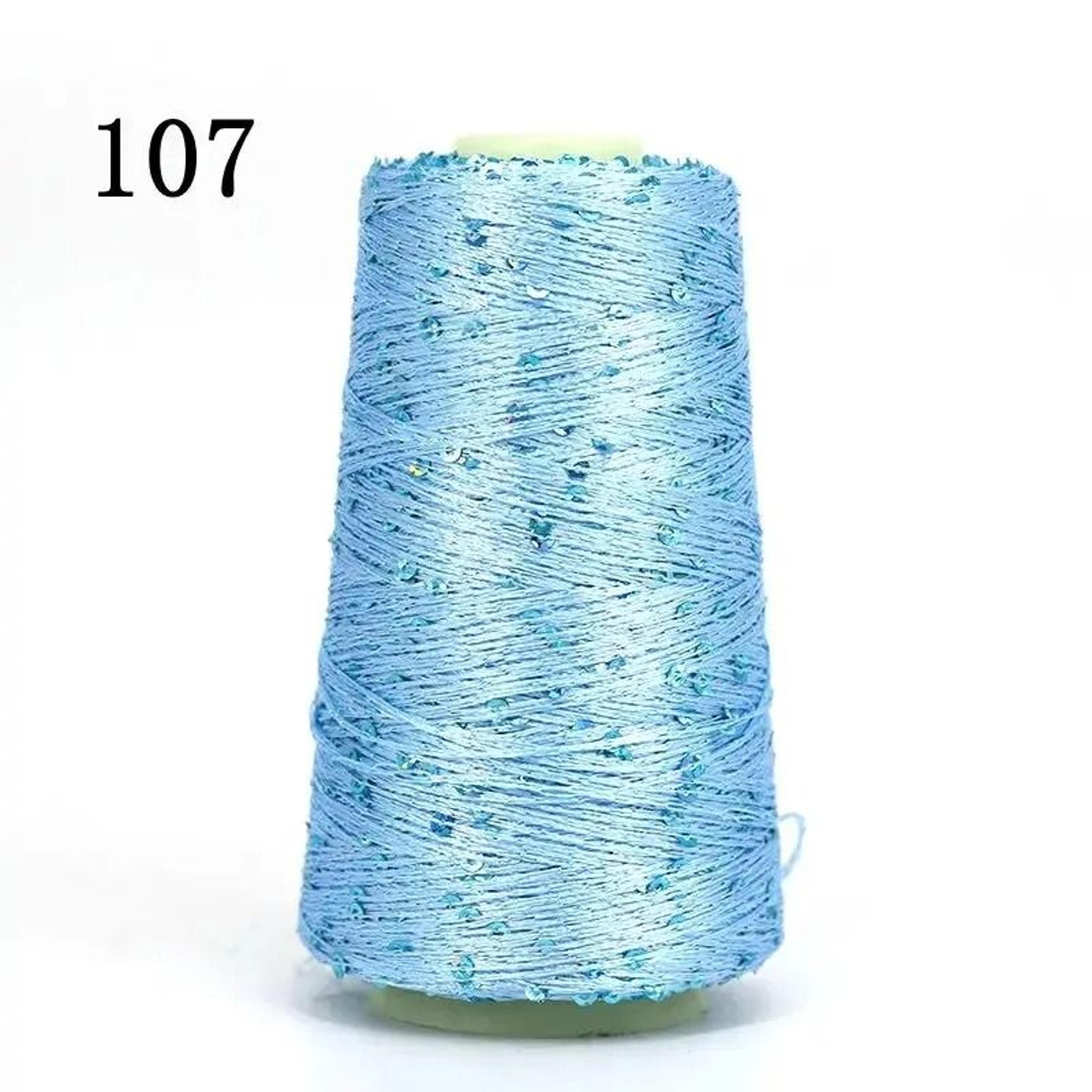 Summer Ice Silk Mercerized Sequin Yarn 176 Oz For Crochet Knitting And DIY Crafts 12