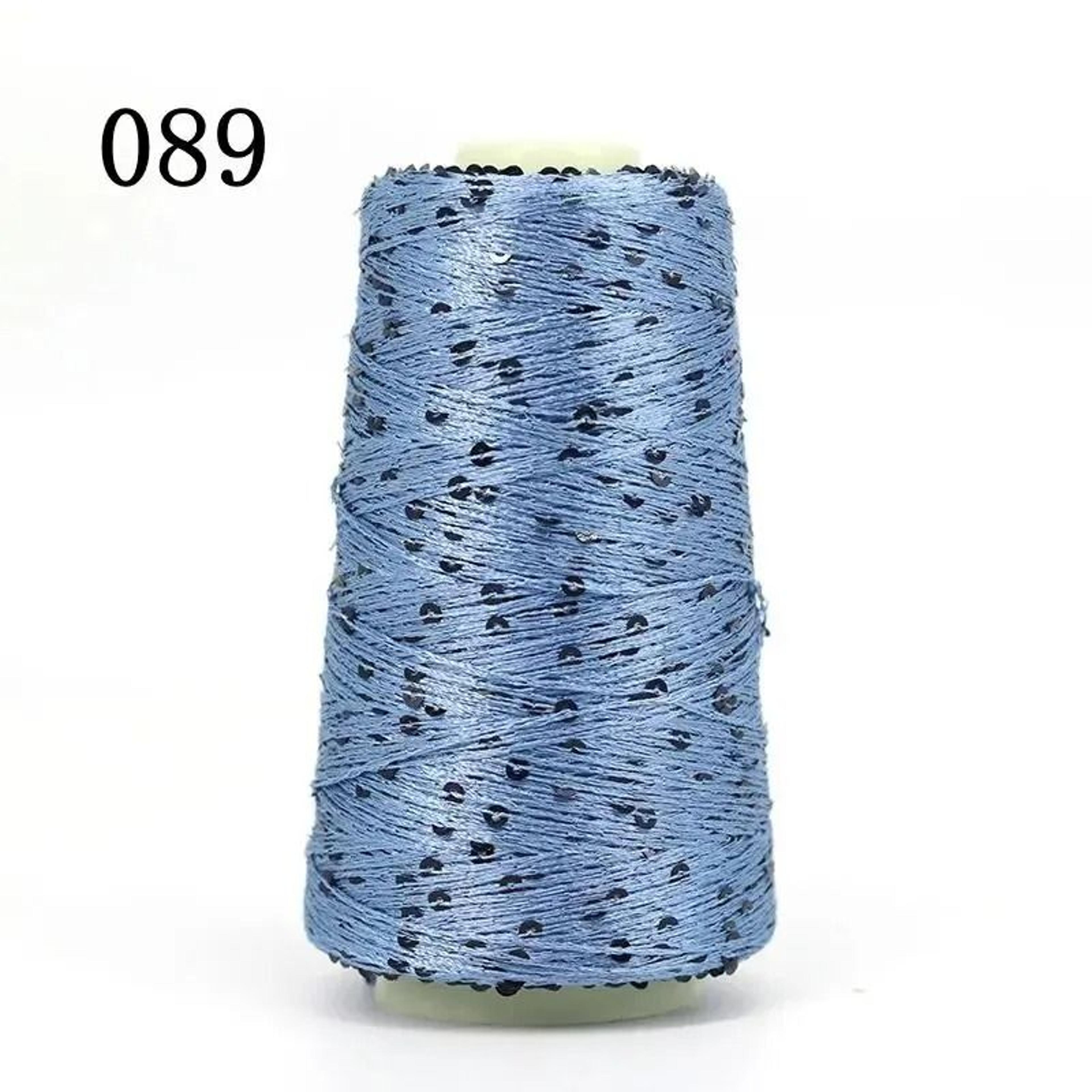 Summer Ice Silk Mercerized Sequin Yarn 176 Oz For Crochet Knitting And DIY Crafts 21