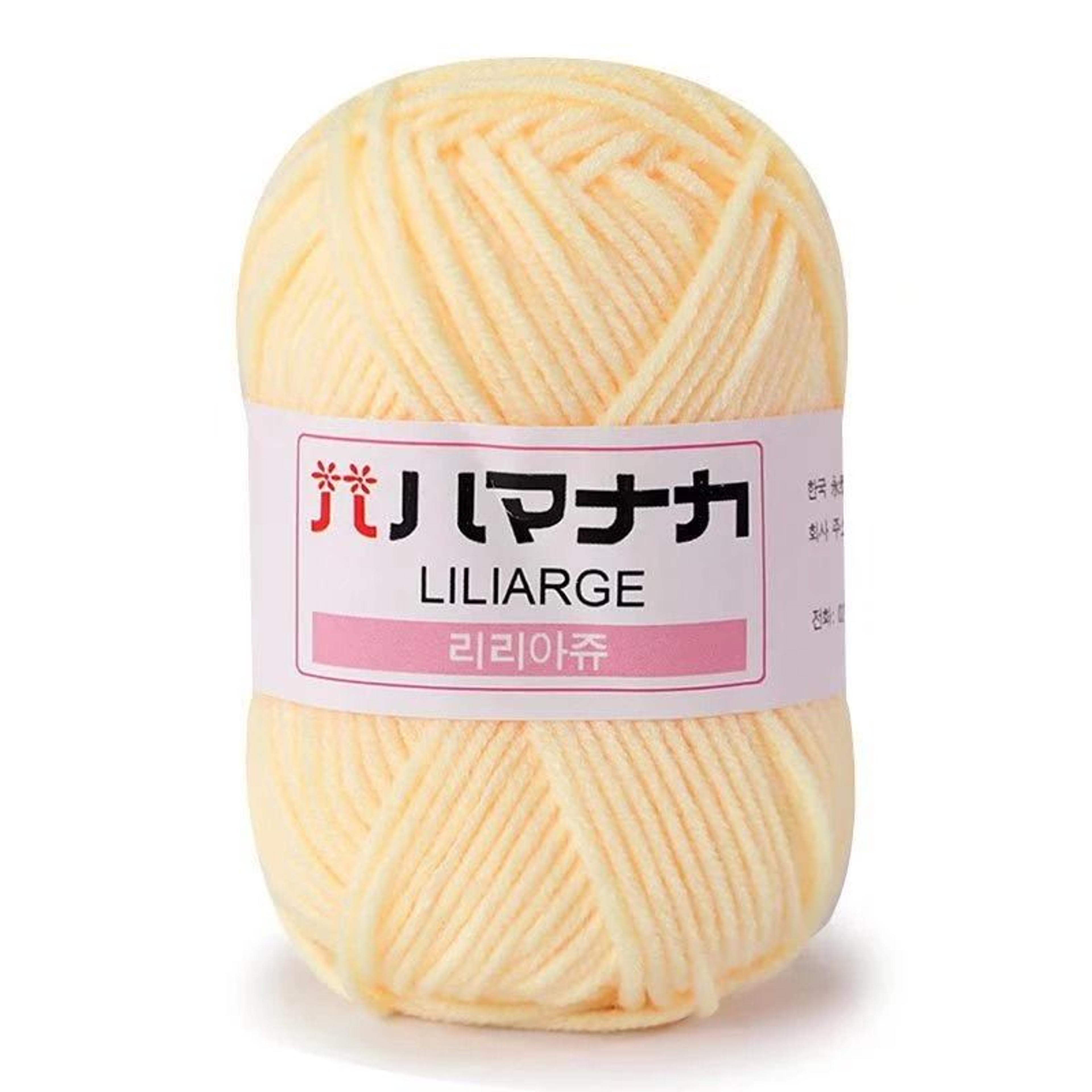 Soft Milk Cotton Acrylic Yarn 55 Yards For Crochet Knitting And Amigurumi 11