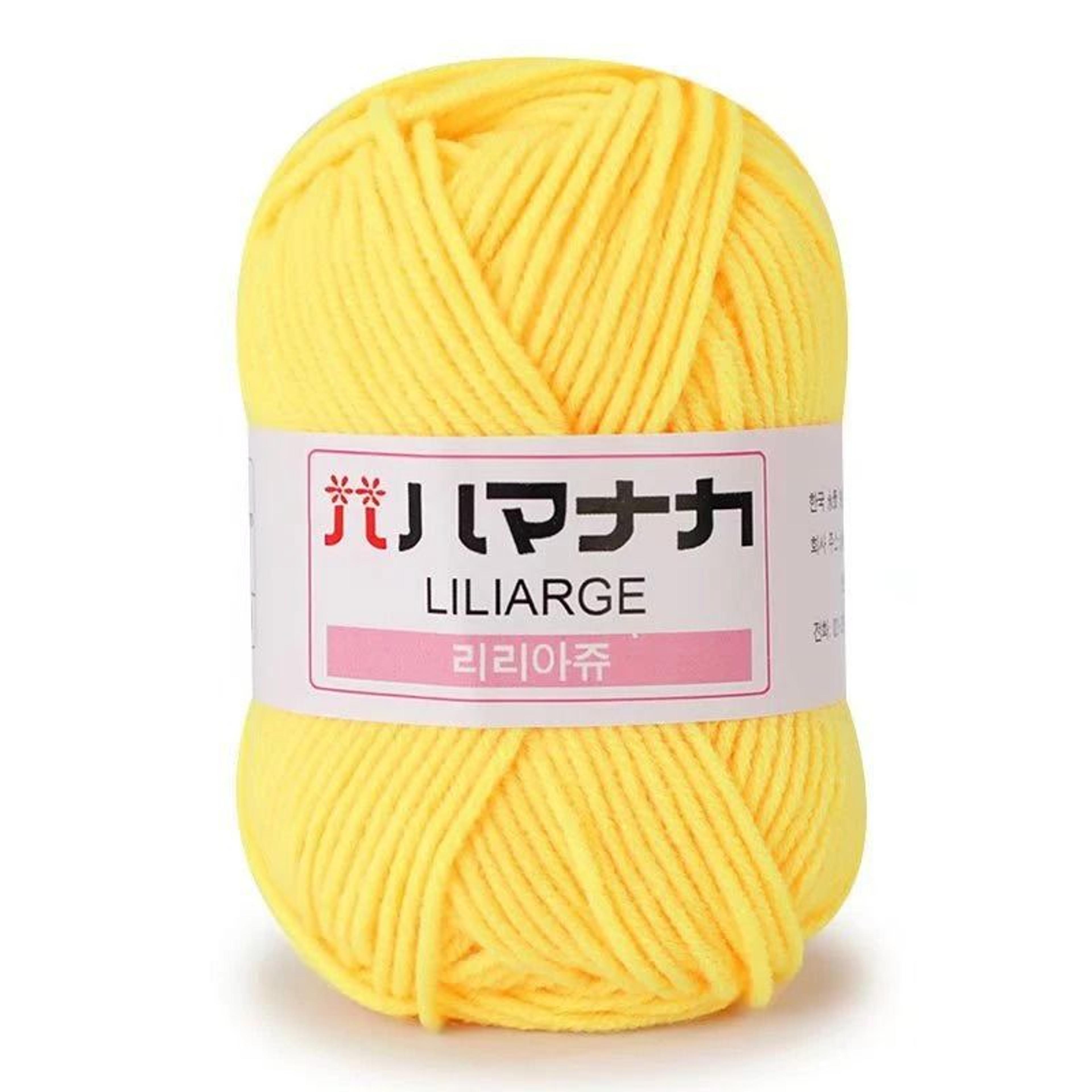 Soft Milk Cotton Acrylic Yarn 55 Yards For Crochet Knitting And Amigurumi 13