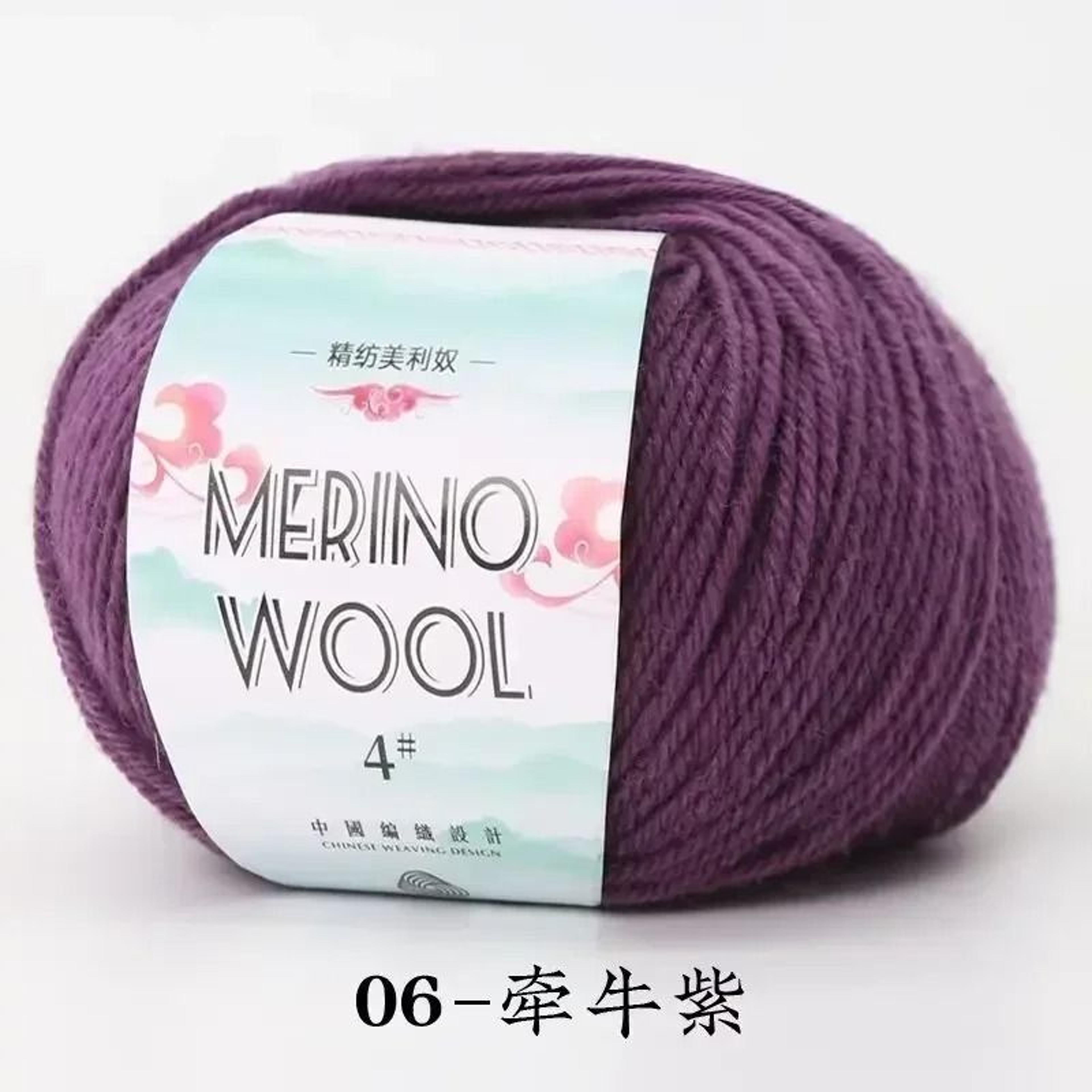 Premium Soft Merino Wool Yarn 142 Yards For Knitting Crochet And Cozy DIY Projects 12