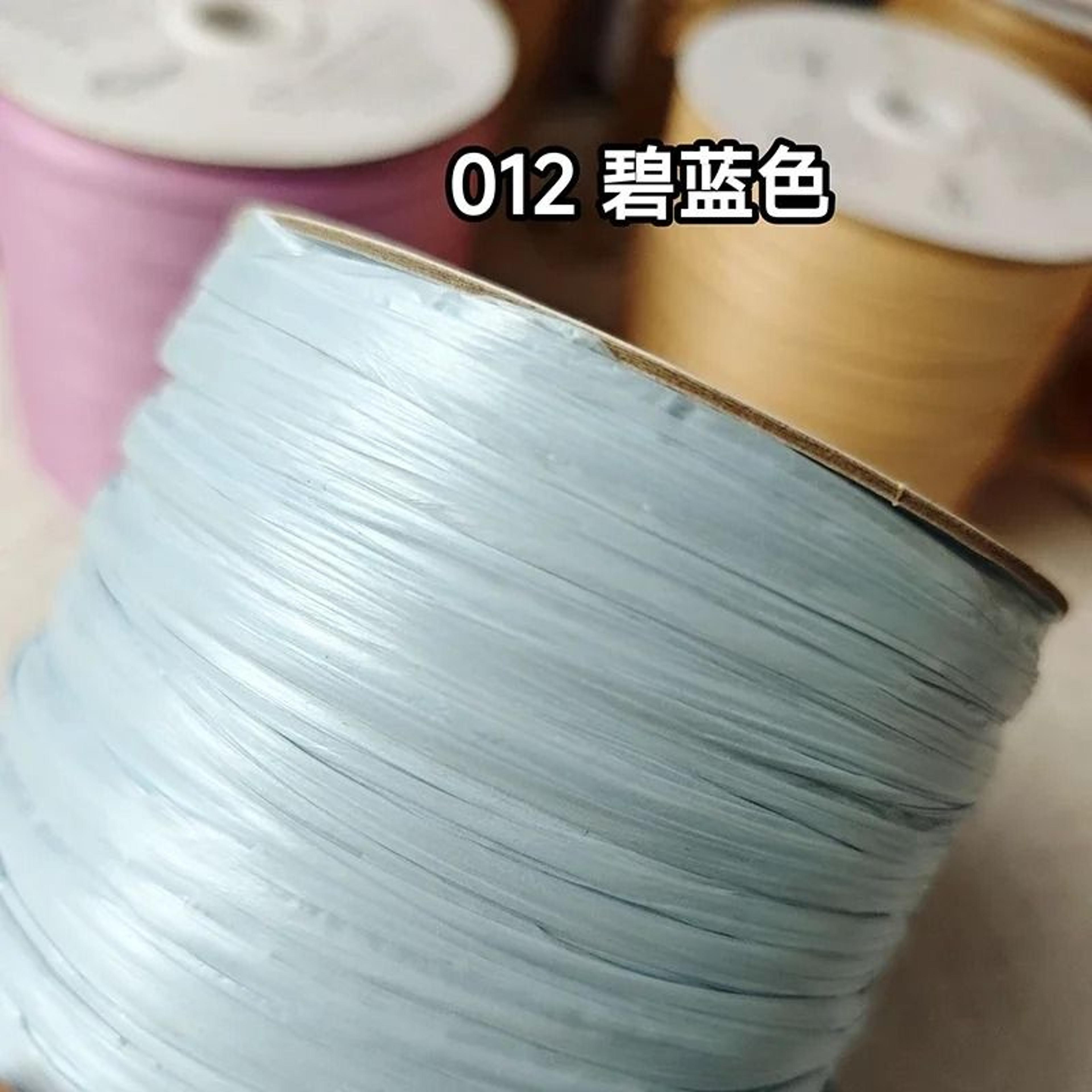 Matte Raffia Grass Yarn 656 Yards For Crochet Summer Hats And Handbag Crafts 13
