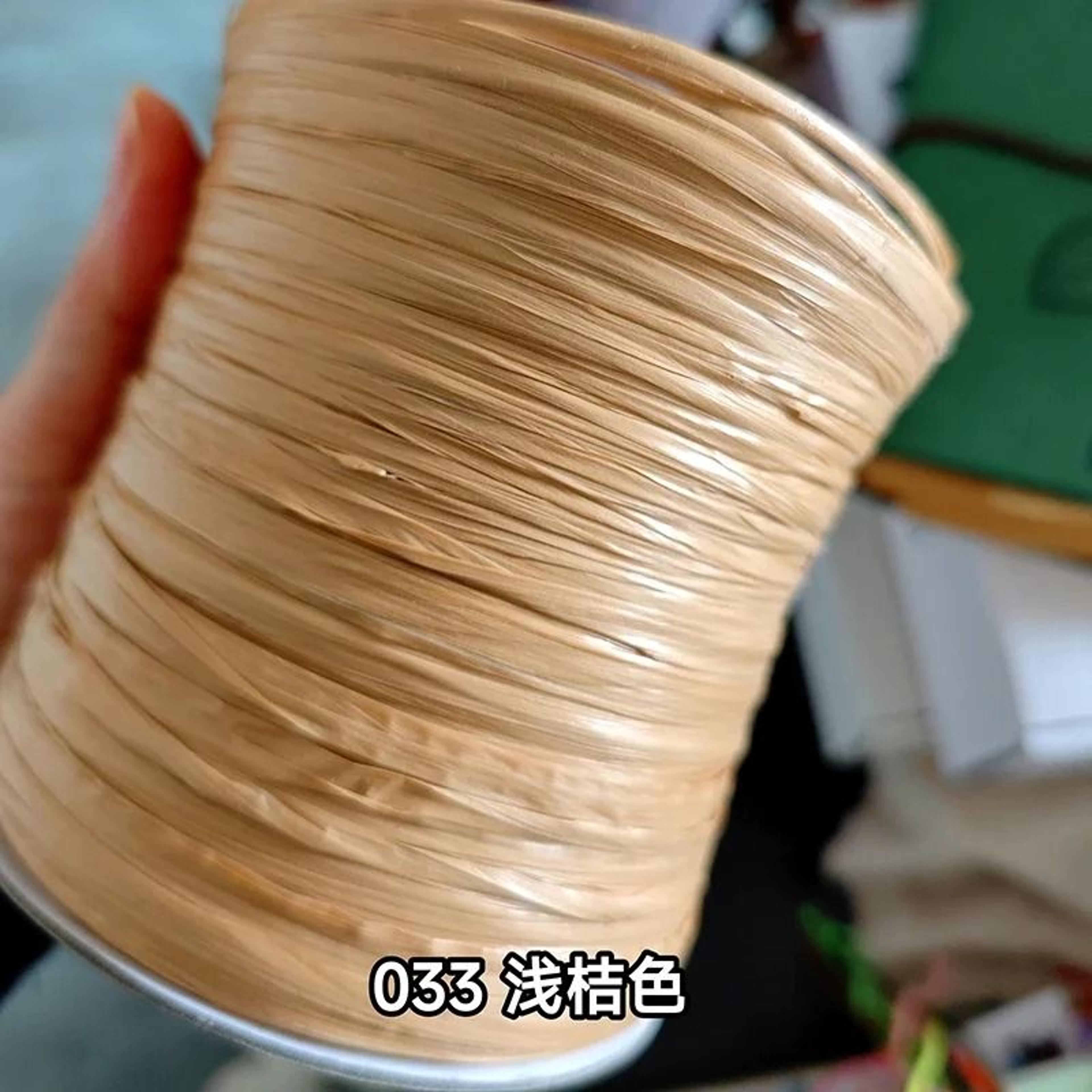 Matte Raffia Grass Yarn 656 Yards For Crochet Summer Hats And Handbag Crafts 22