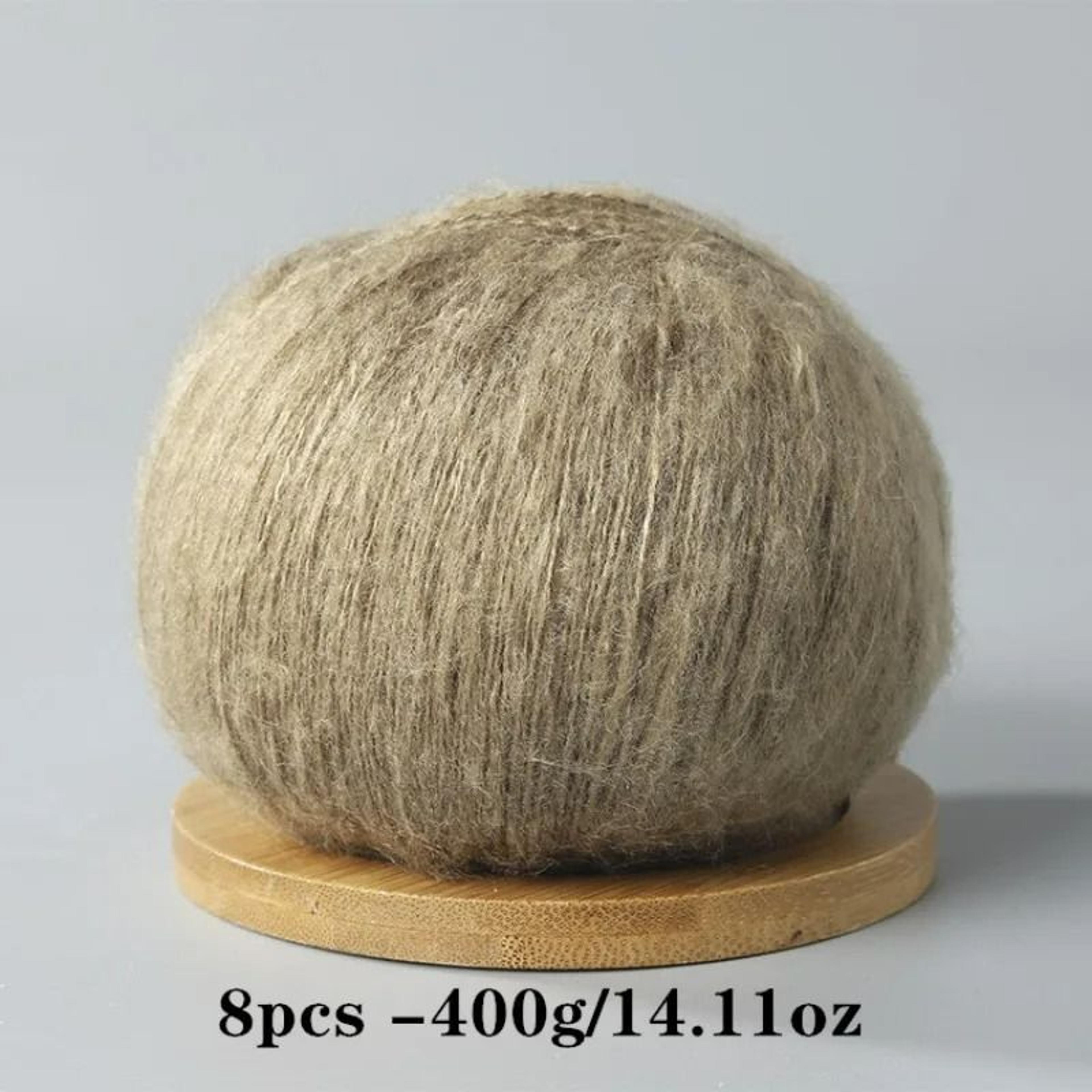 8 Piece Soft Mohair Yarn Set For Crochet Knitting Amigurumi And DIY Crafts 10