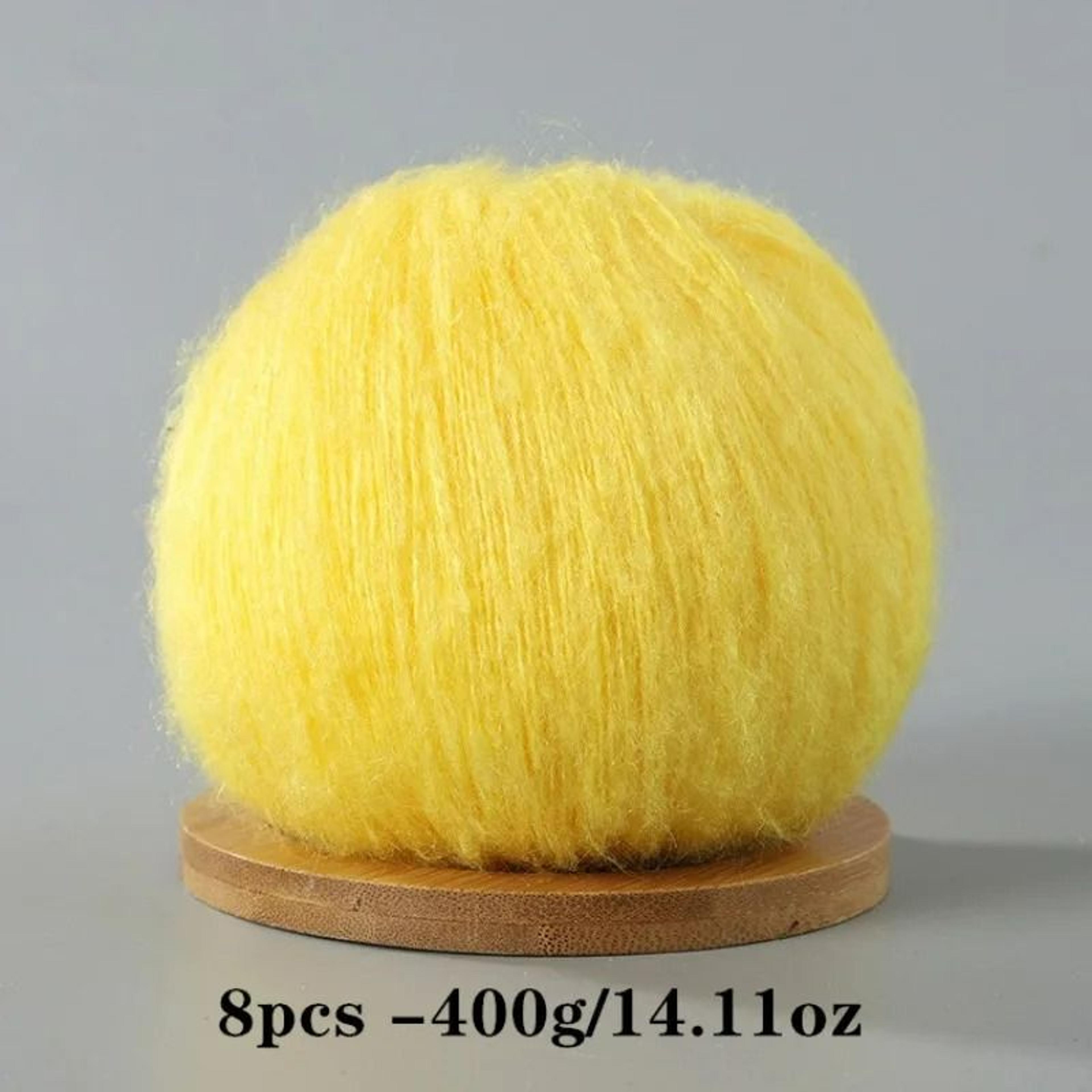 8 Piece Soft Mohair Yarn Set For Crochet Knitting Amigurumi And DIY Crafts 15