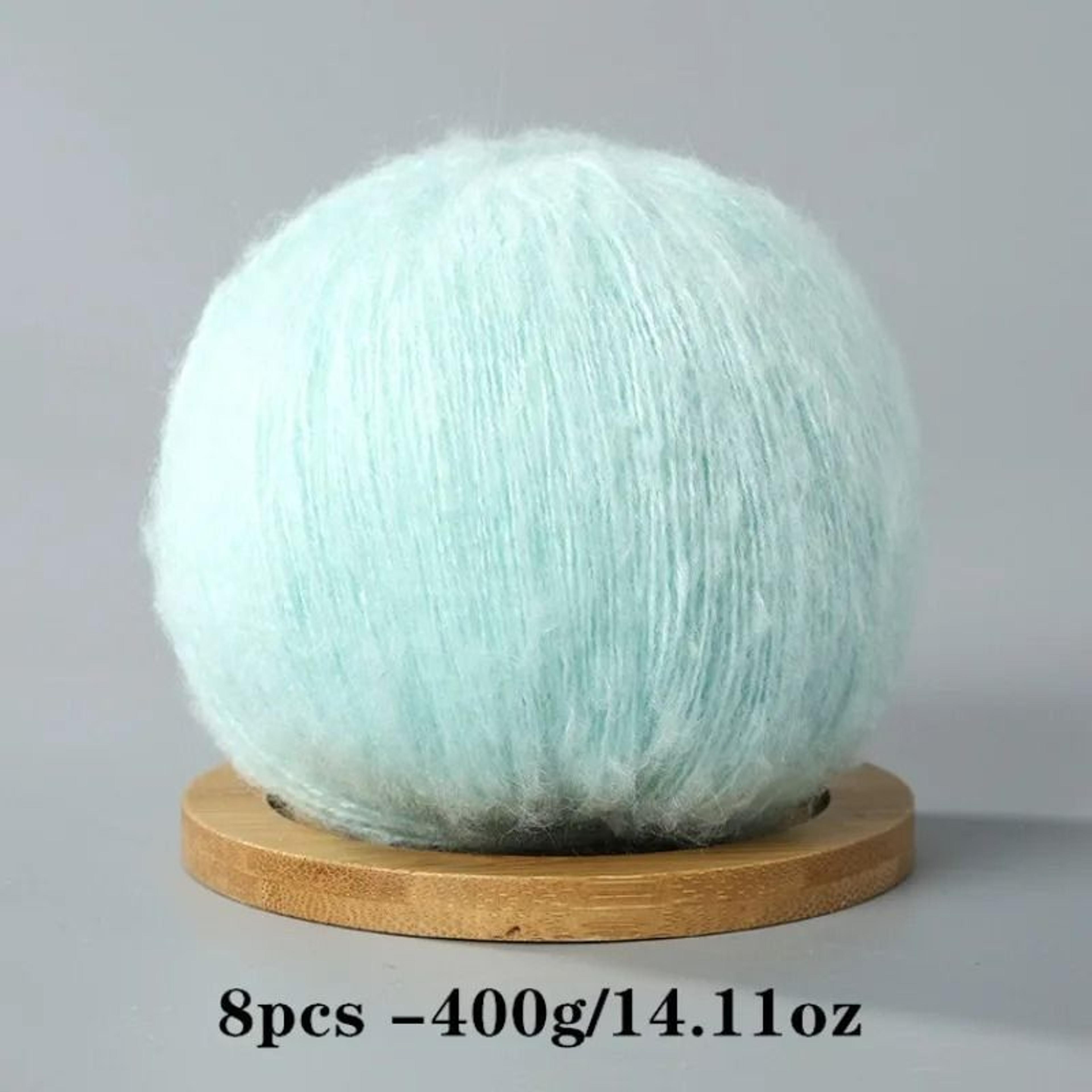 8 Piece Soft Mohair Yarn Set For Crochet Knitting Amigurumi And DIY Crafts 19