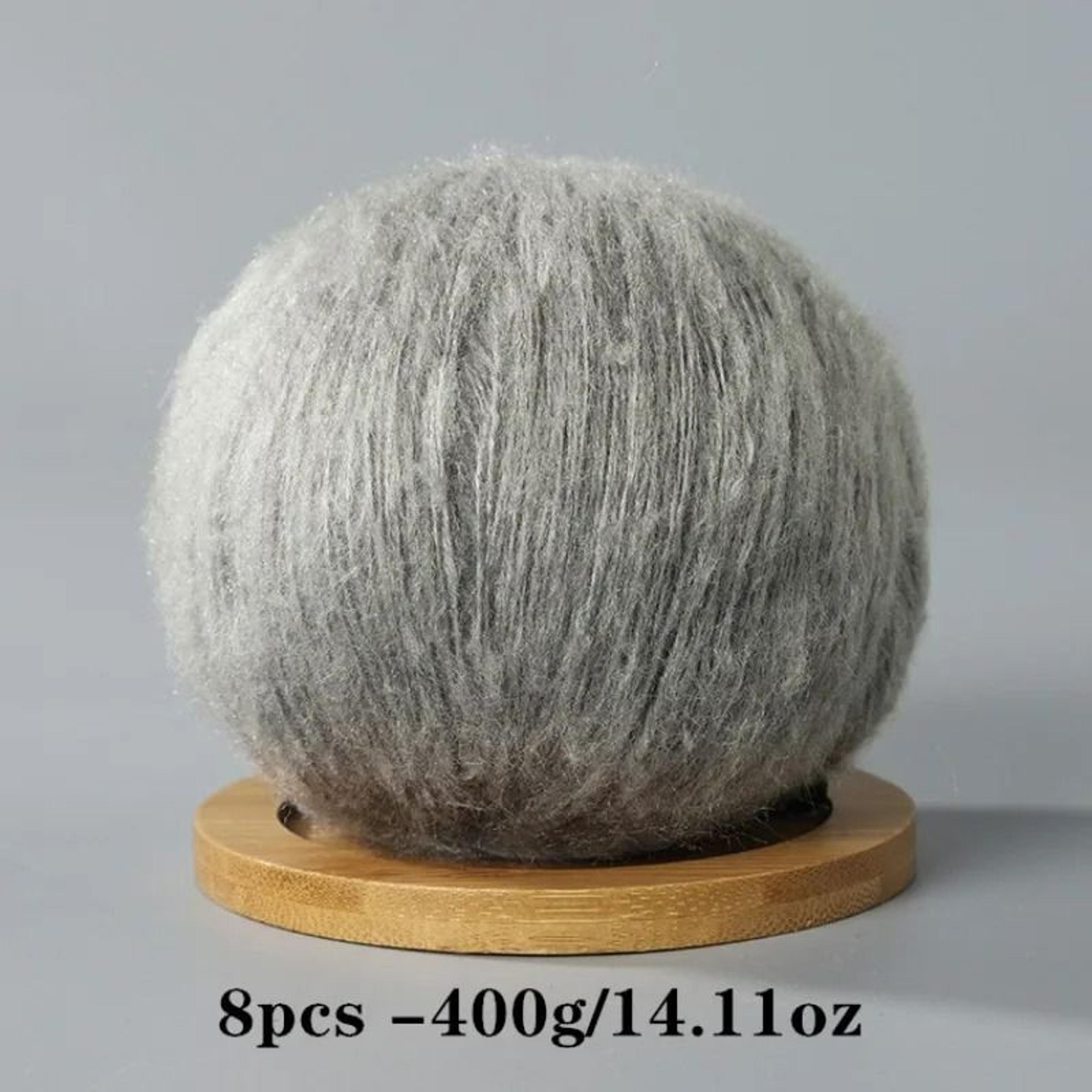 8 Piece Soft Mohair Yarn Set For Crochet Knitting Amigurumi And DIY Crafts 21