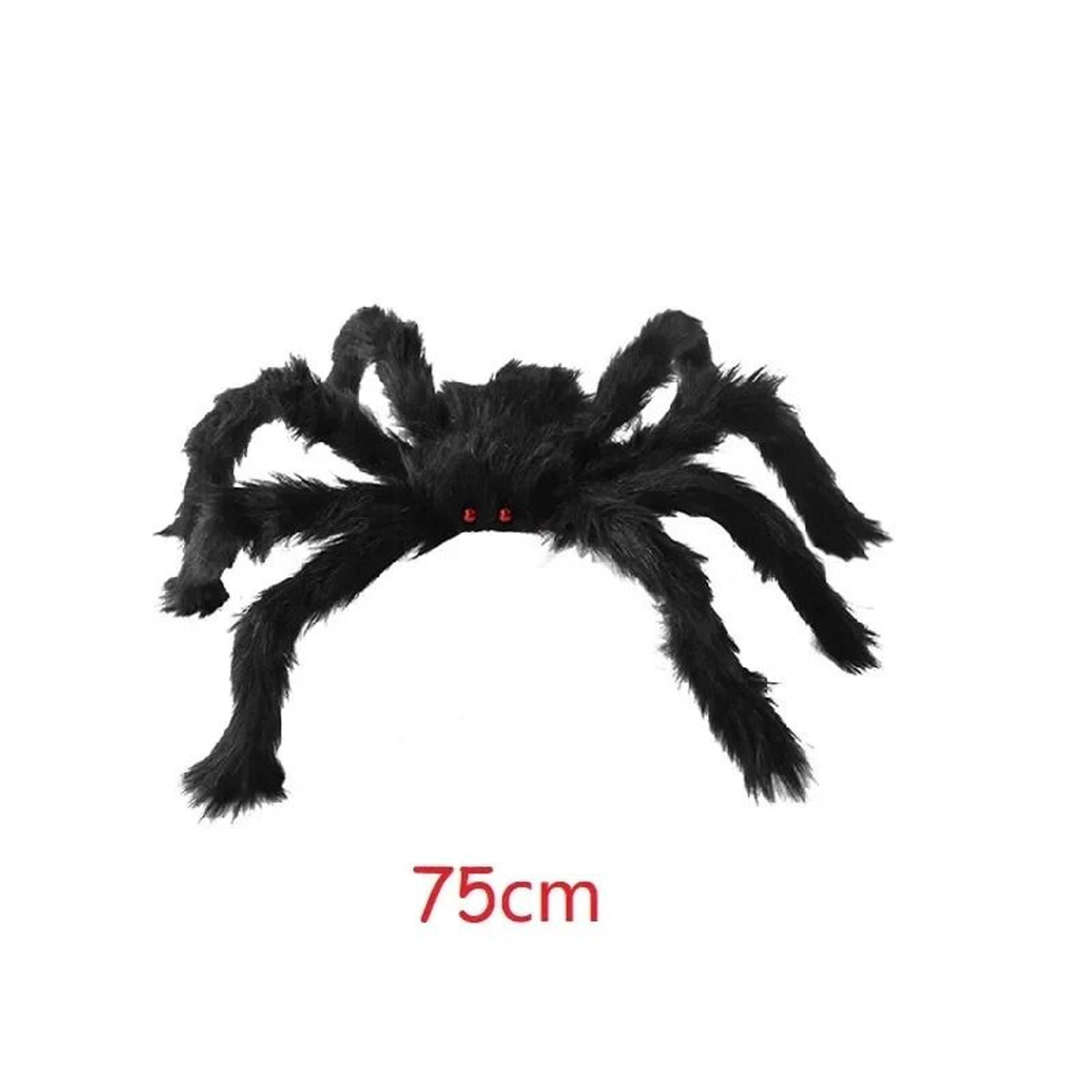Giant Black Plush Spider Halloween Decoration 9