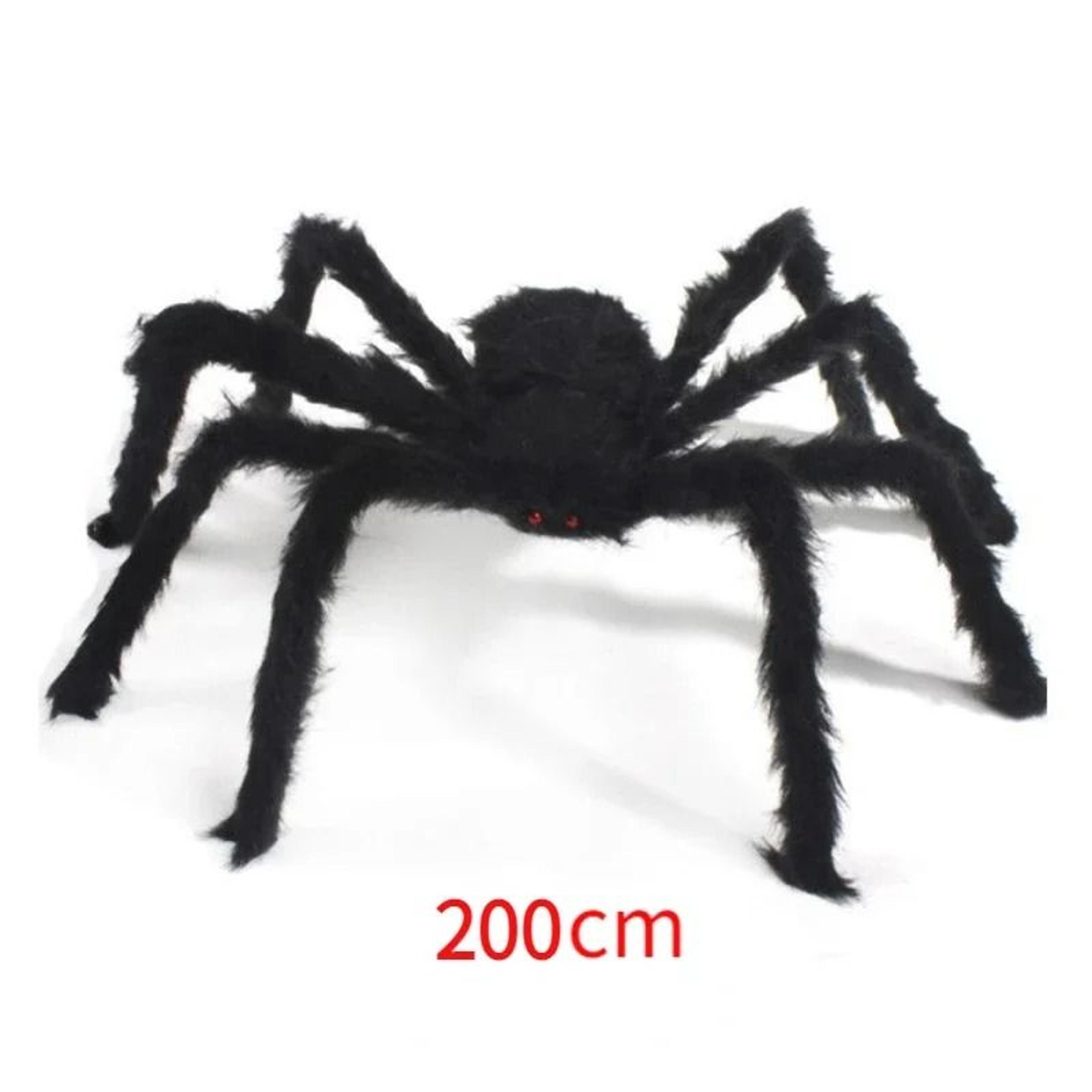Giant Black Plush Spider Halloween Decoration 13