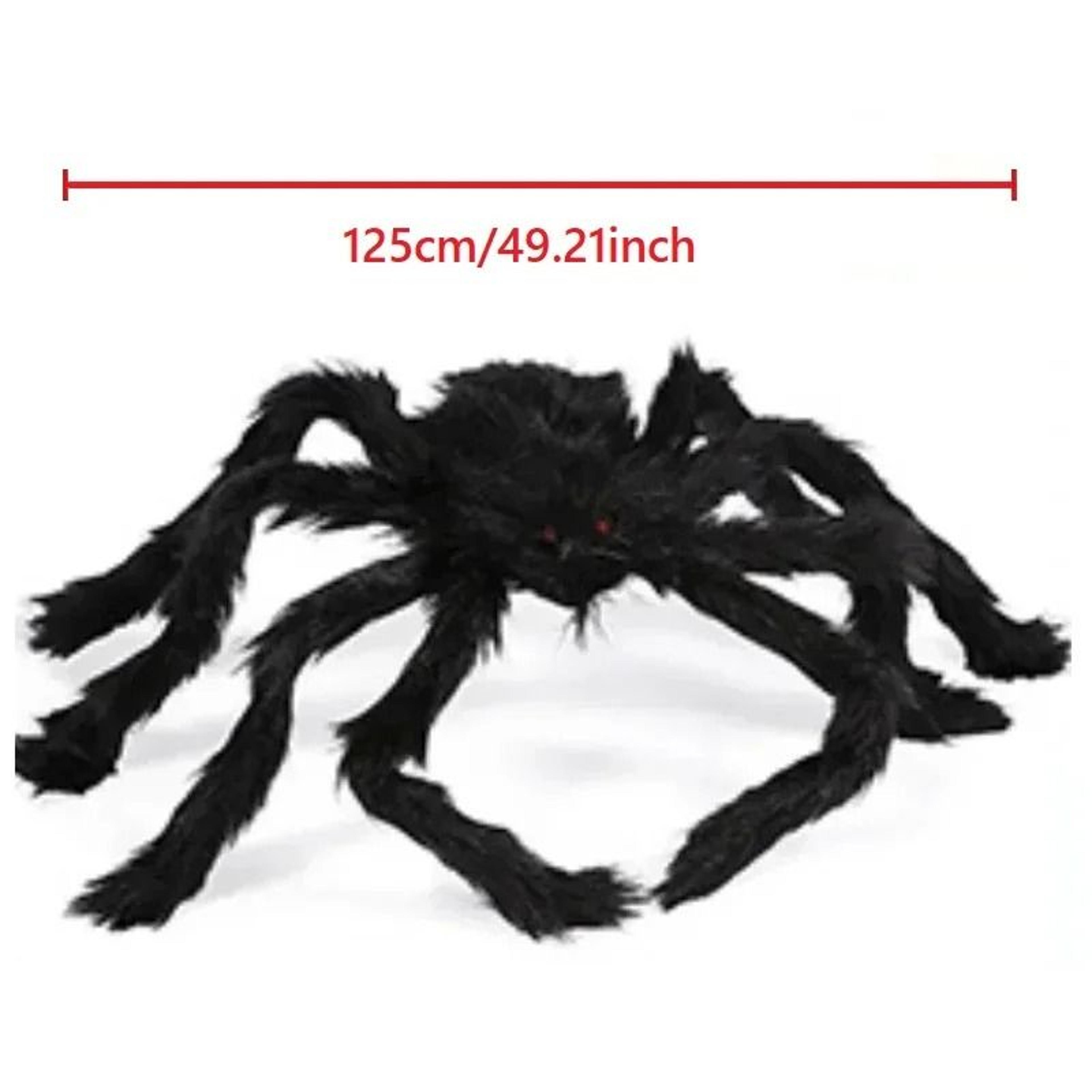 Giant Hairy Halloween Spider For Yard And Porch Decor 9