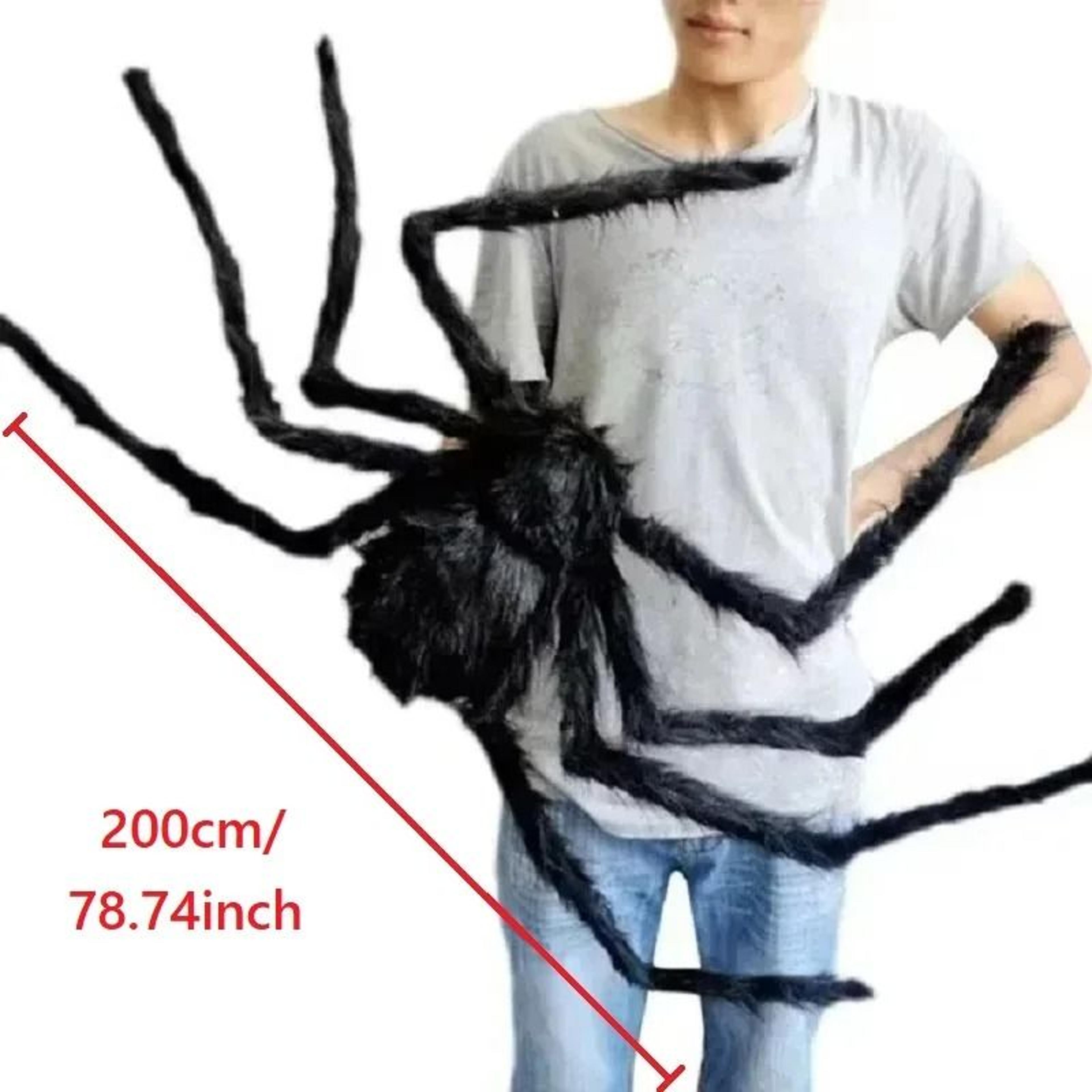 Giant Hairy Halloween Spider For Yard And Porch Decor 11