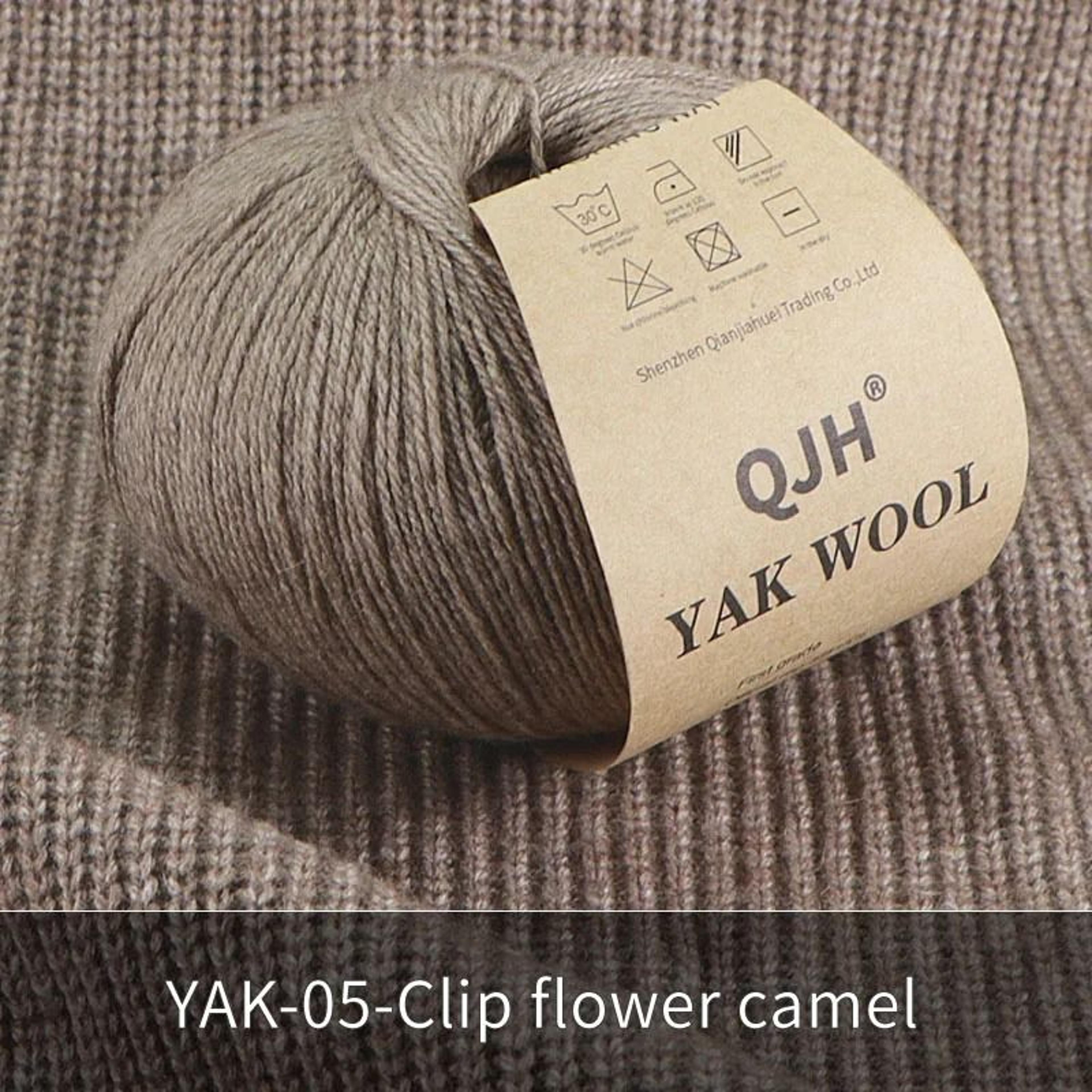 Natural Mongolian Yak Wool Yarn 6 Piece Set 12