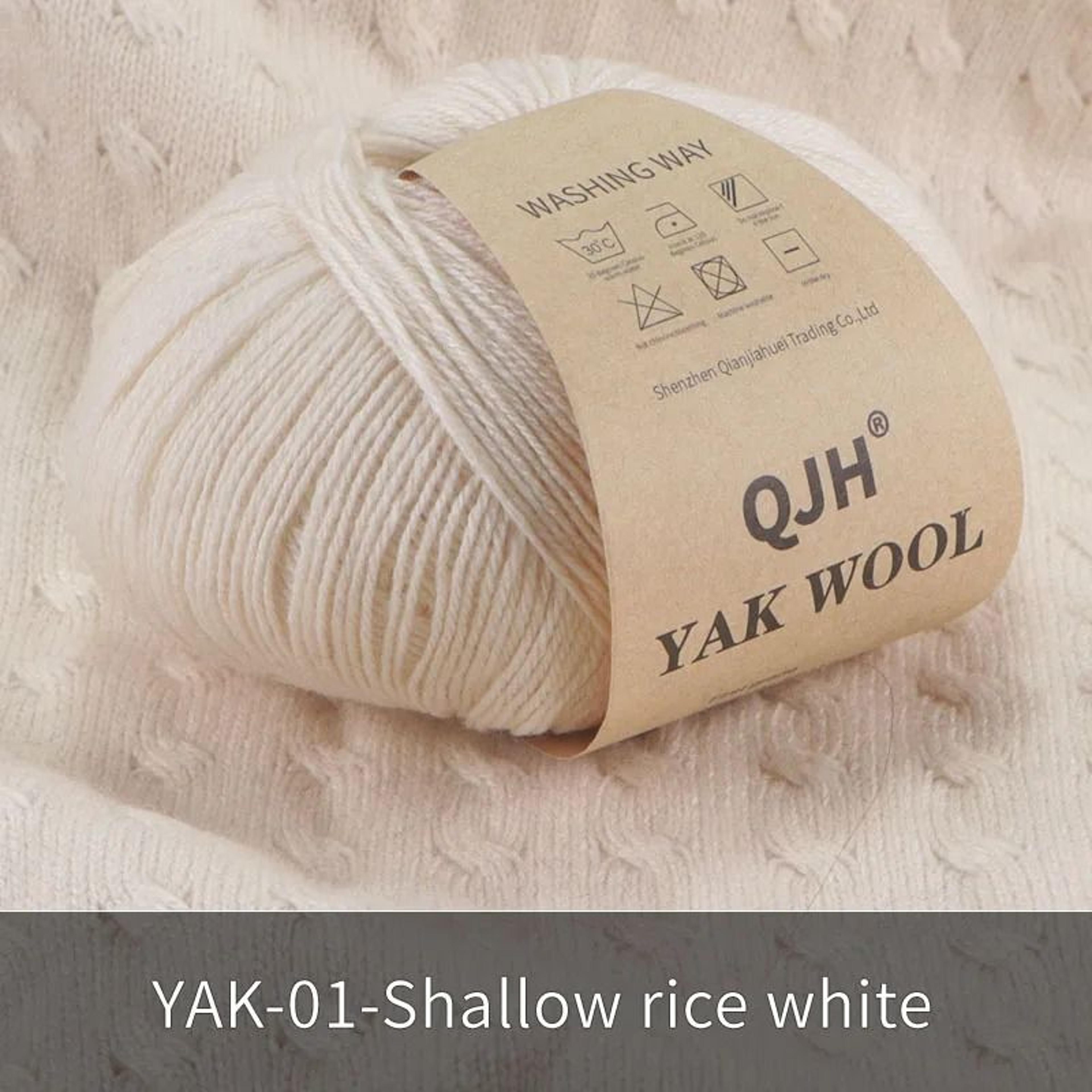 Natural Mongolian Yak Wool Yarn 6 Piece Set 8