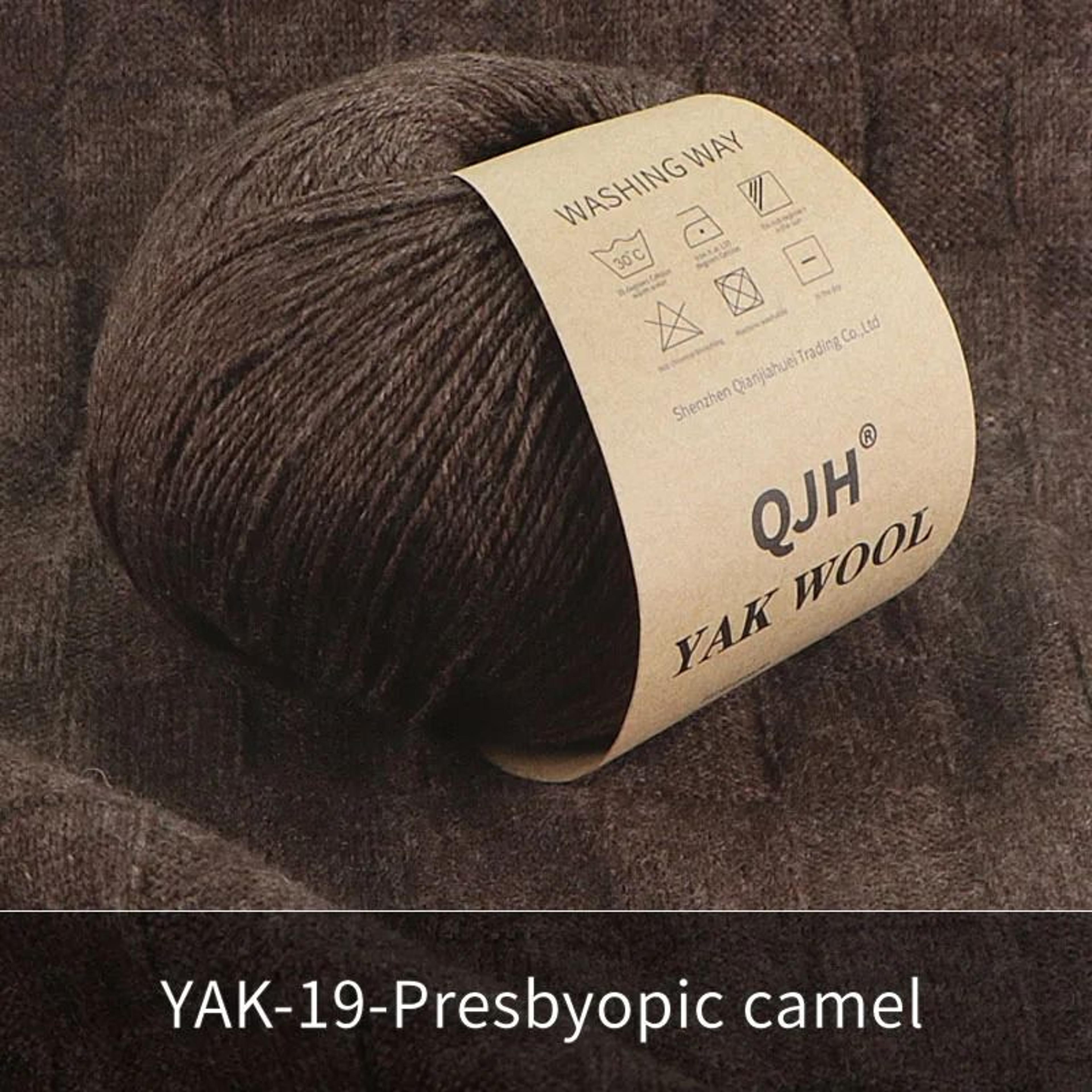 Natural Mongolian Yak Wool Yarn 6 Piece Set 25