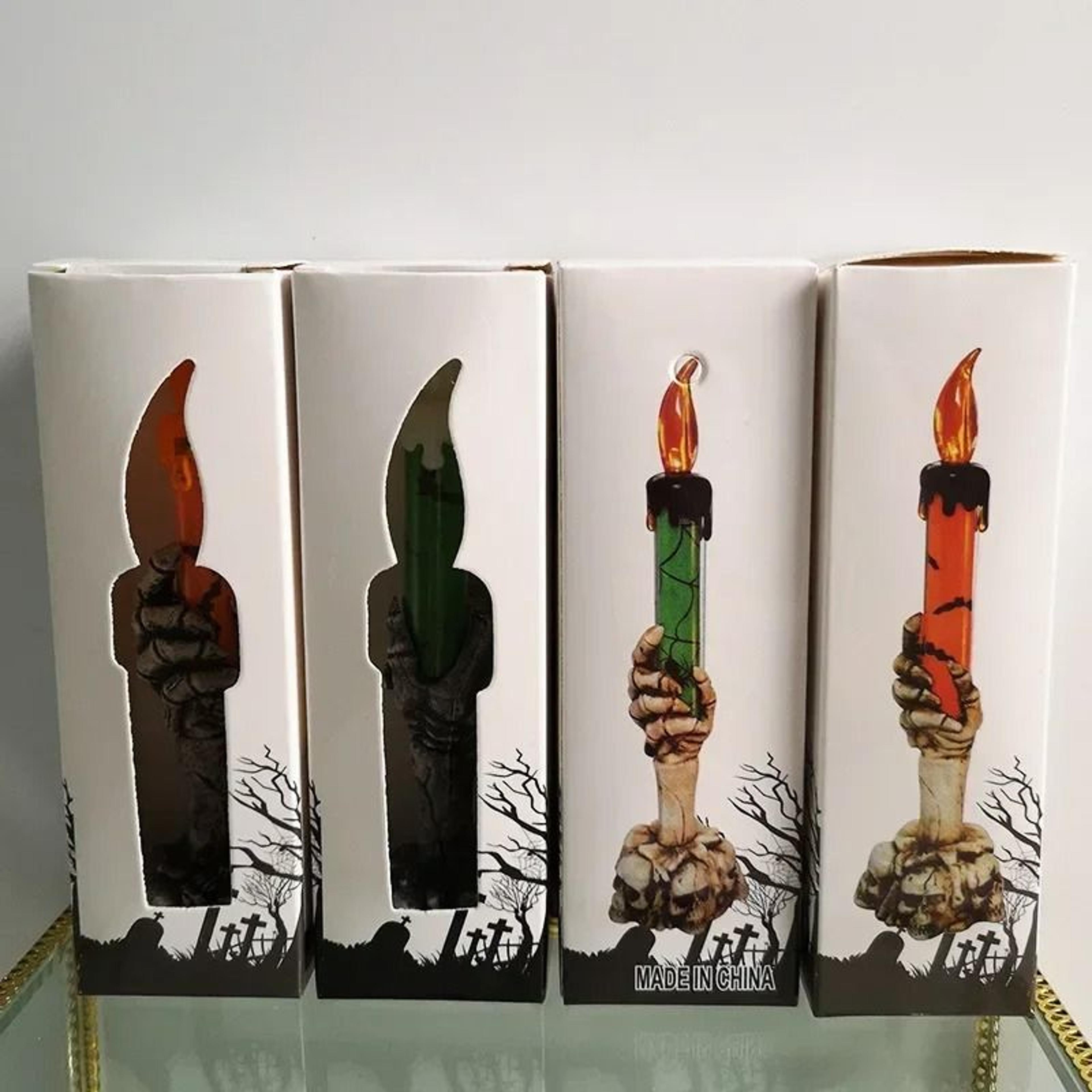Skeleton Hand LED Candle Halloween Table Decoration 4