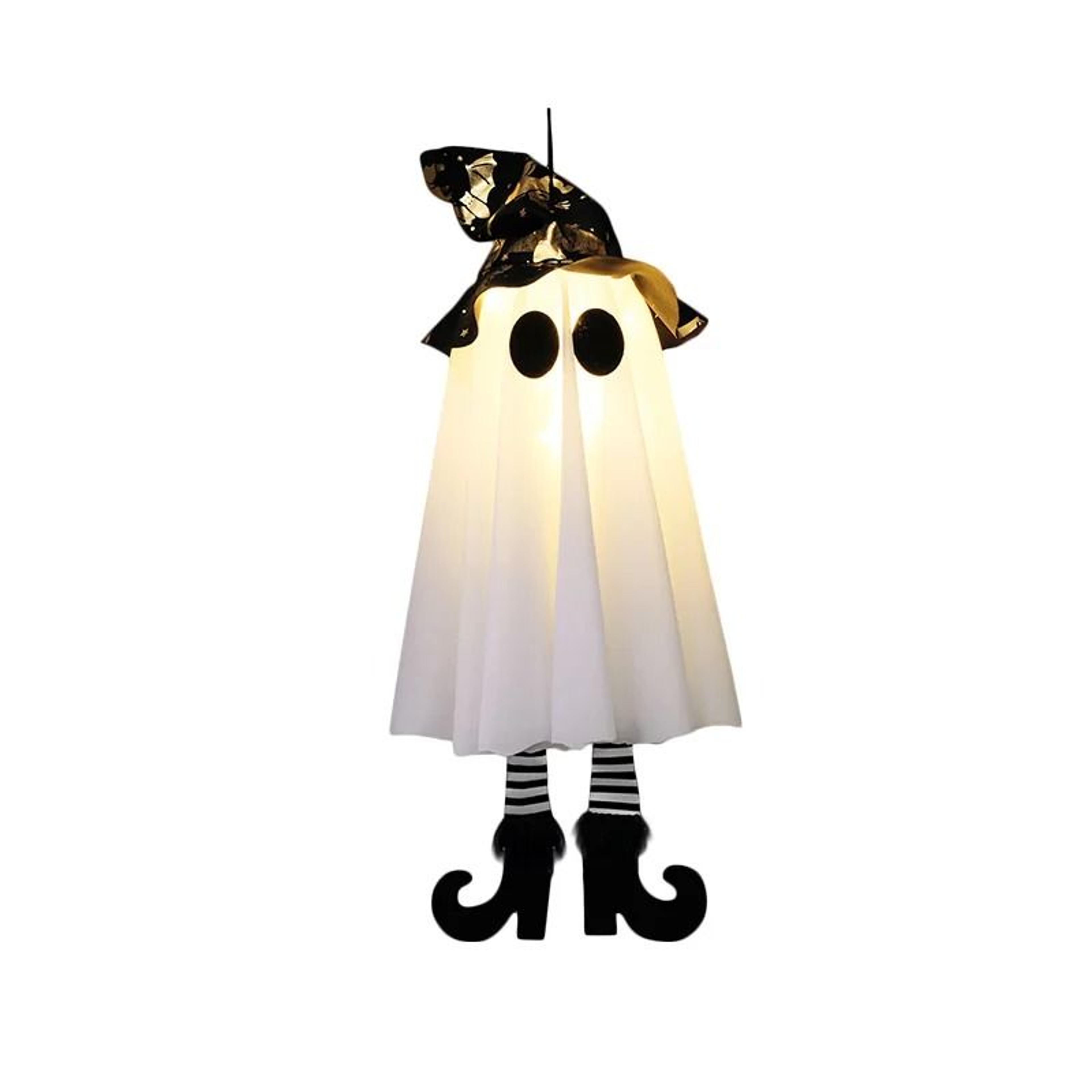 LED Light Up Witch Ghost Hanging Halloween Yard Decoration 6