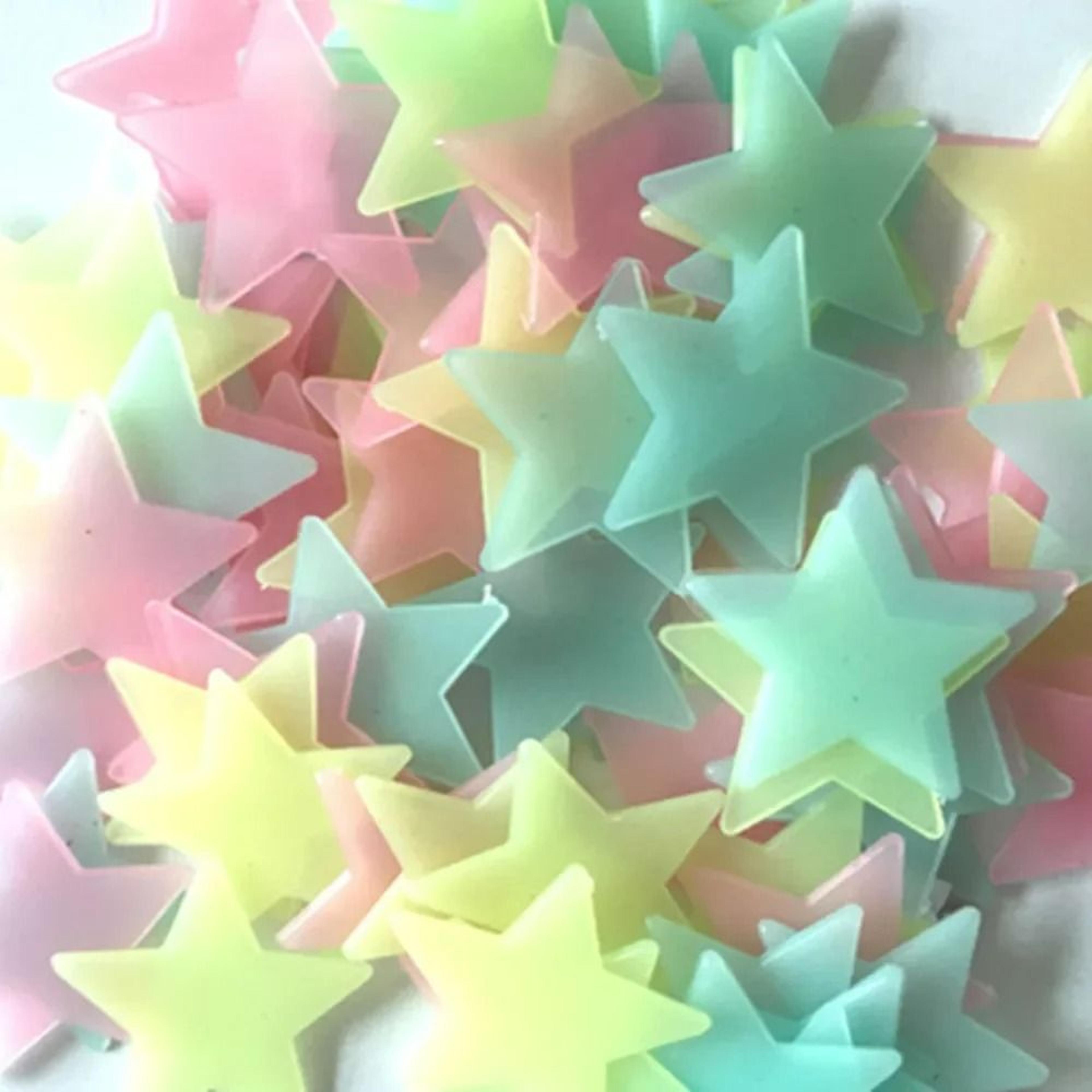 100pc Glow In The Dark Stars Wall And Ceiling Stickers For Kids Rooms 5