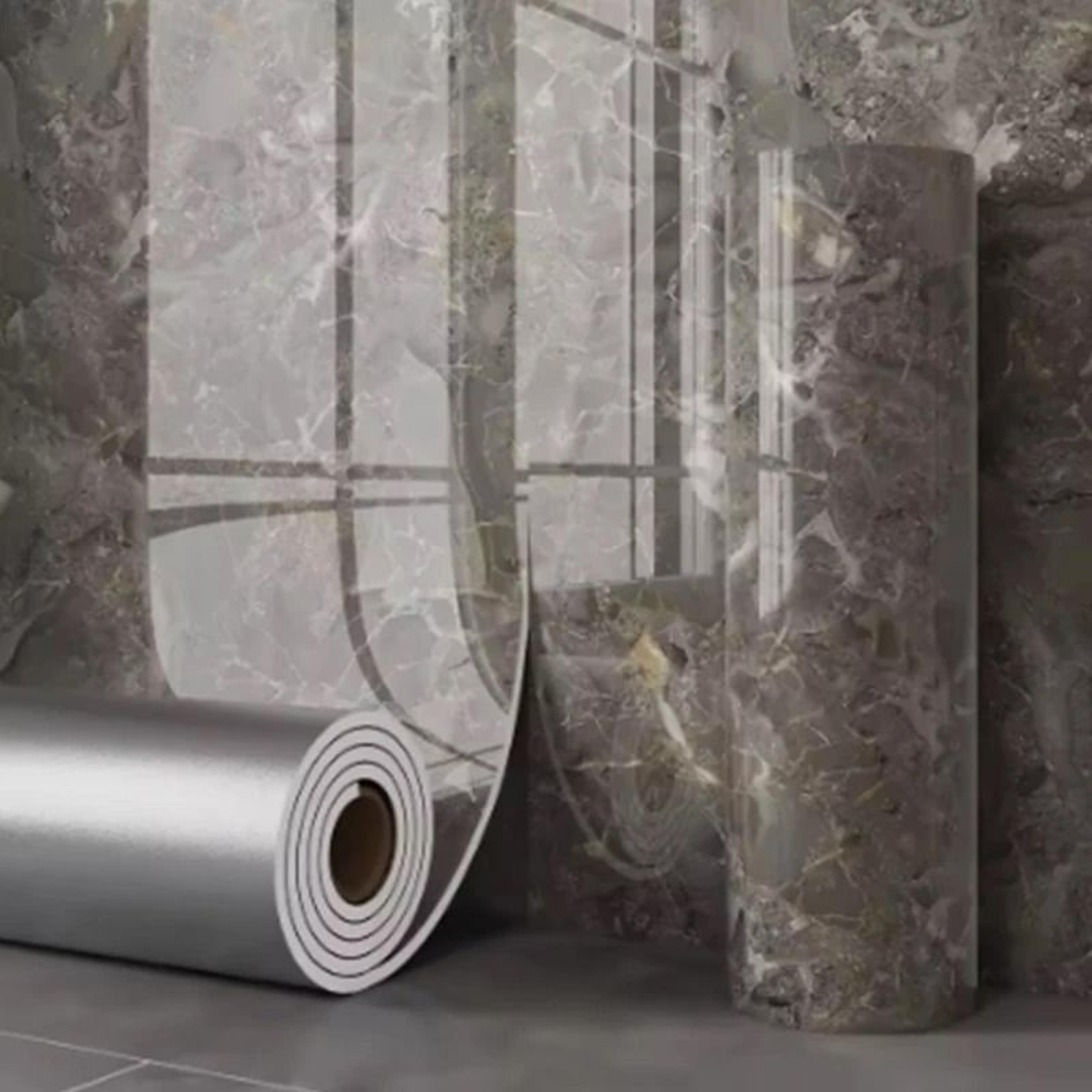 Marble Peel And Stick Foam Wallpaper Waterproof Tile Wall Covering 11