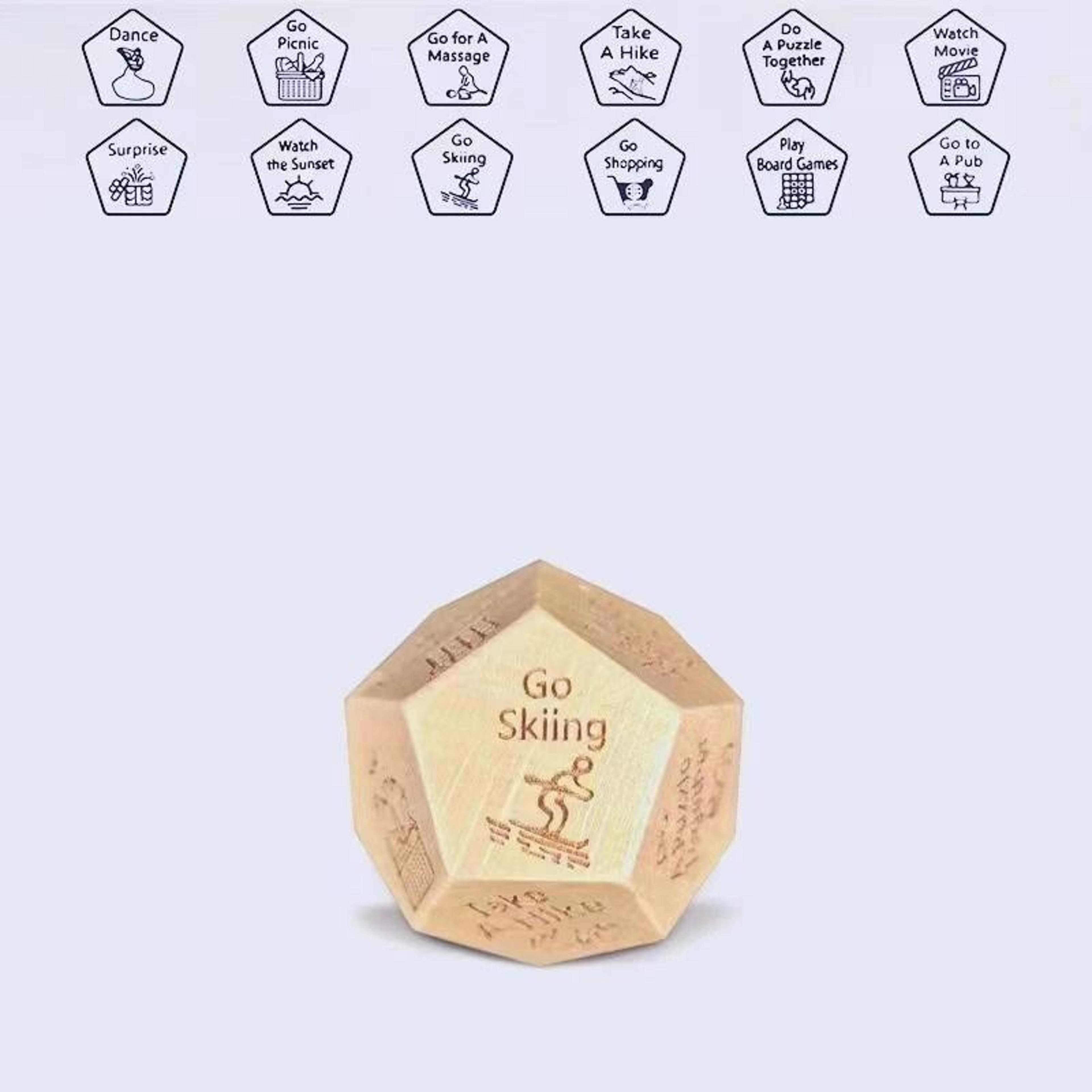 Food Decision Dice For Couples Date Night Dinner Decider Gift 11