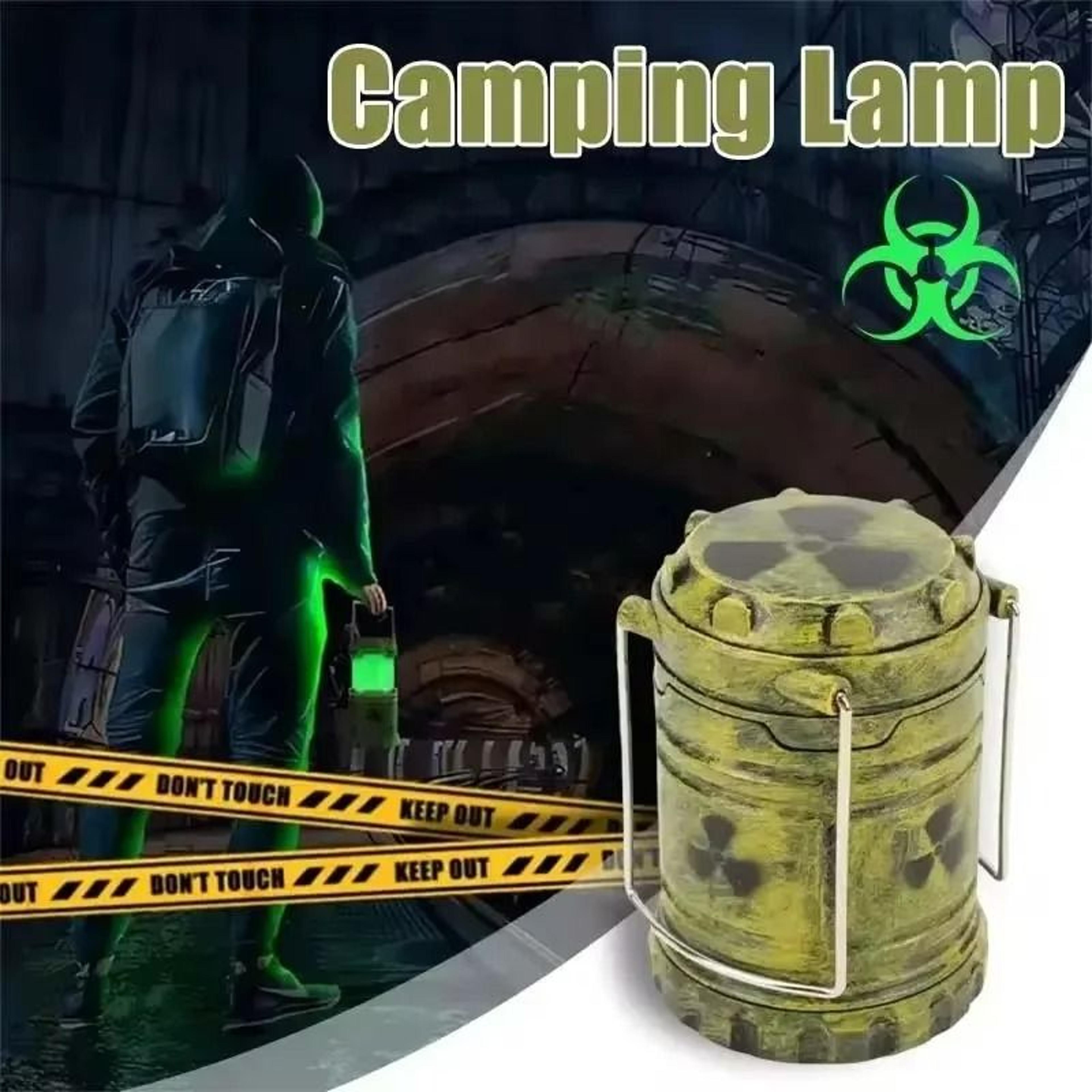 Mini Nuclear Reactor Night Light Green LED Novelty Lantern Decor 5
