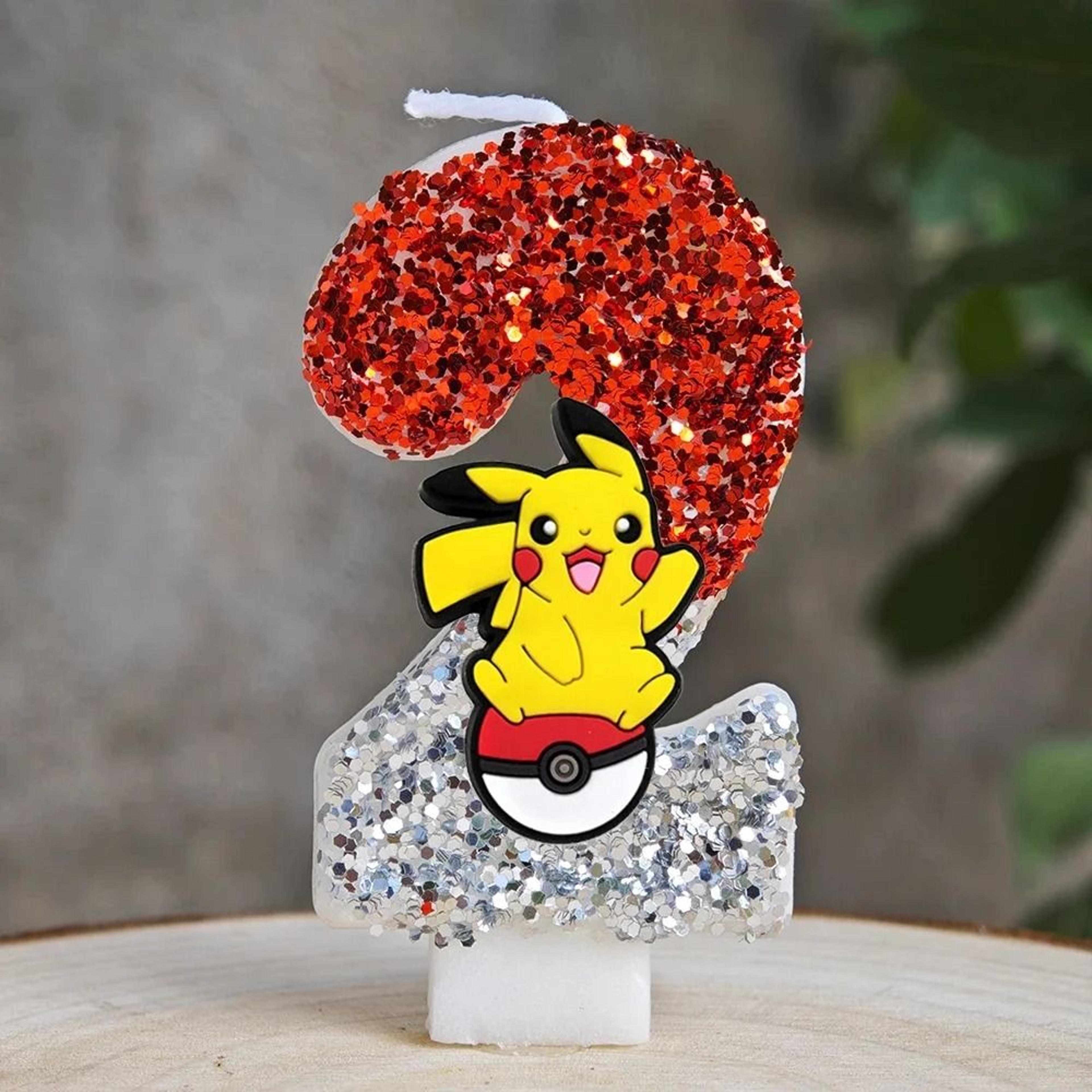 Cute Pokemon Character Birthday Cake Candles Anime Party Decorations 9