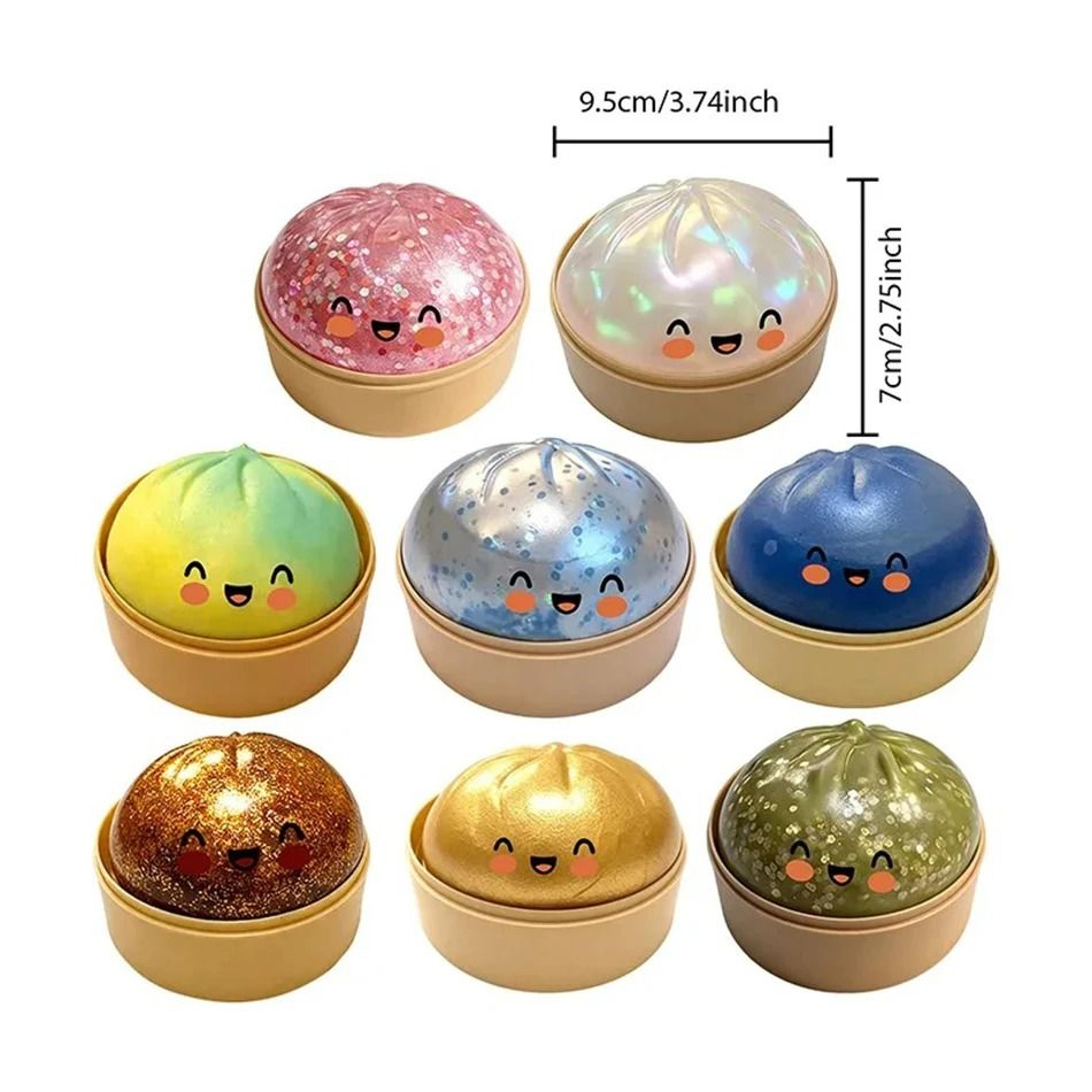 Realistic Dumpling Squishy Toy Slow Rebound Squeeze Fidget Stress Ball 0