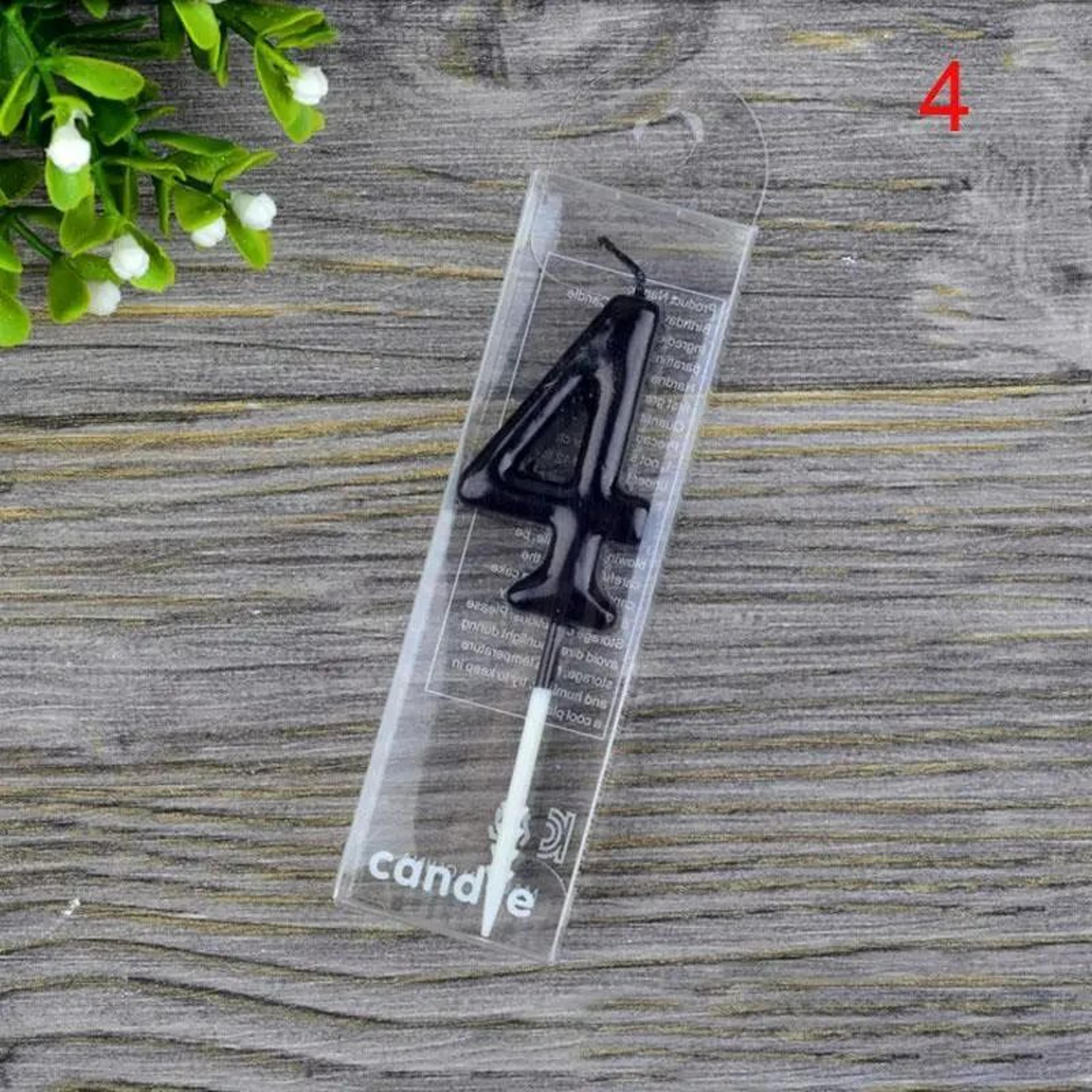 Black Number Birthday Cake Candle 0 To 9 Party Decoration 11