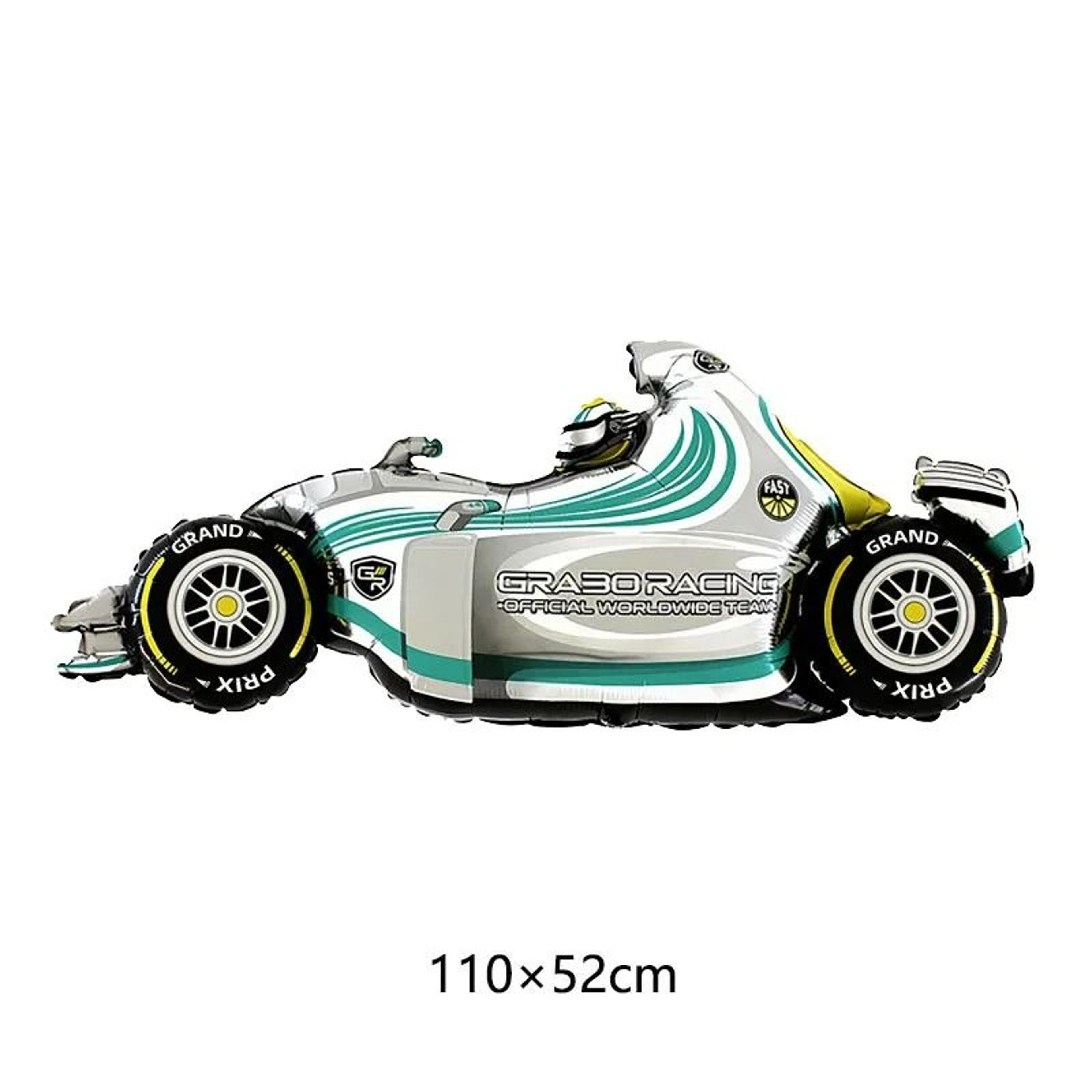 Race Car Foil Balloons Traffic Light Tire Wheel Birthday Party Decor 8