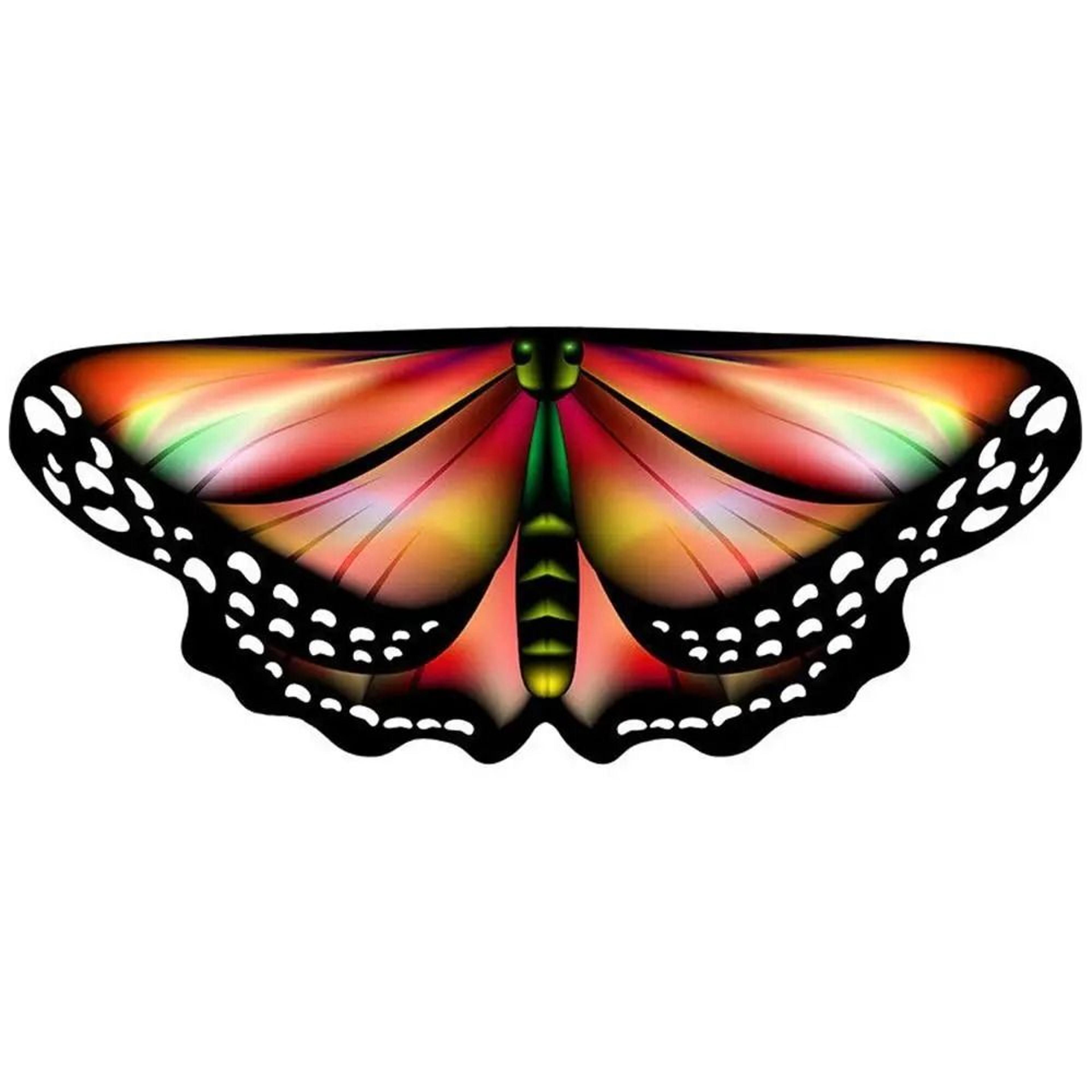 Colorful Kids Butterfly Wings Cape Fairy Shawl Dress Up Costume 10