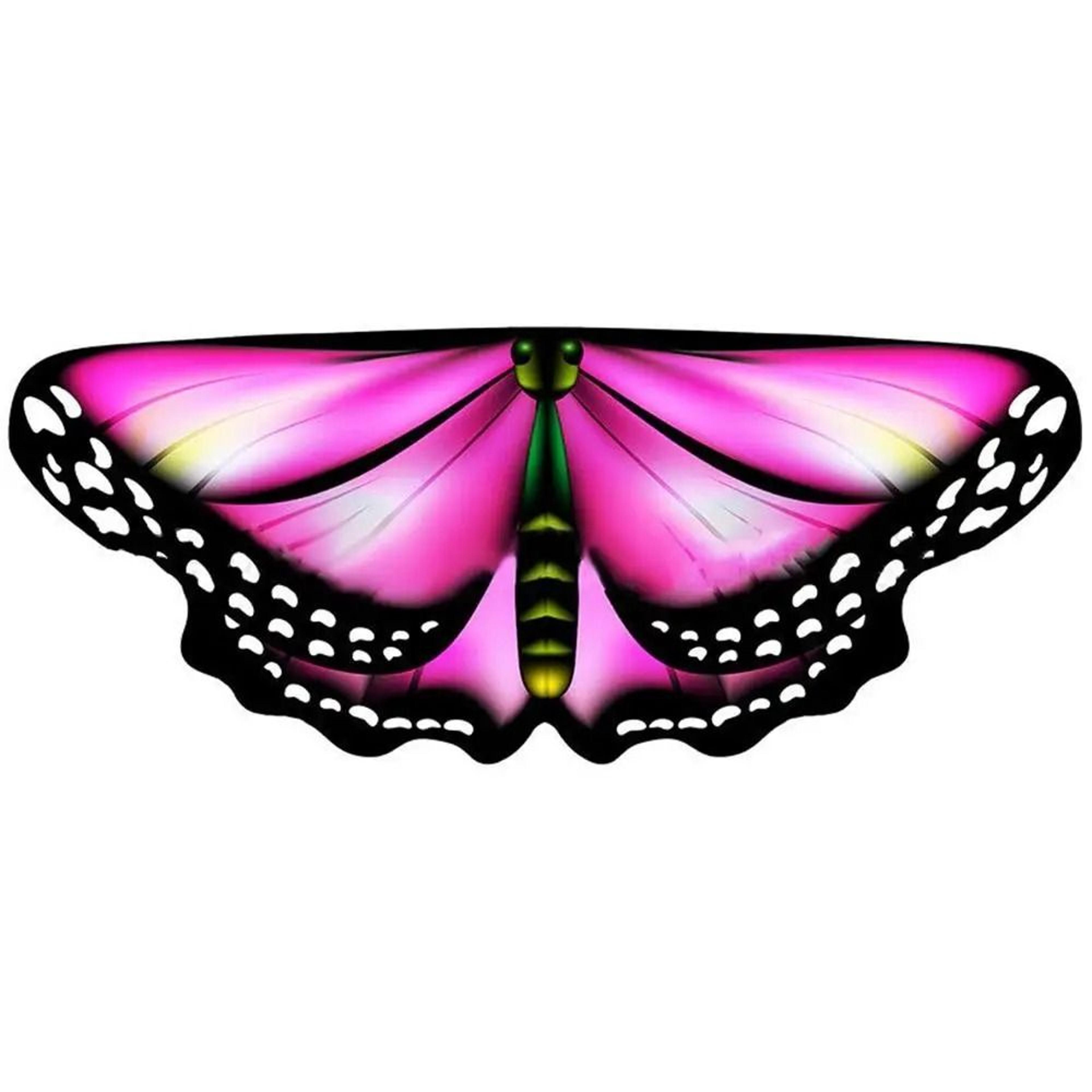 Colorful Kids Butterfly Wings Cape Fairy Shawl Dress Up Costume 8