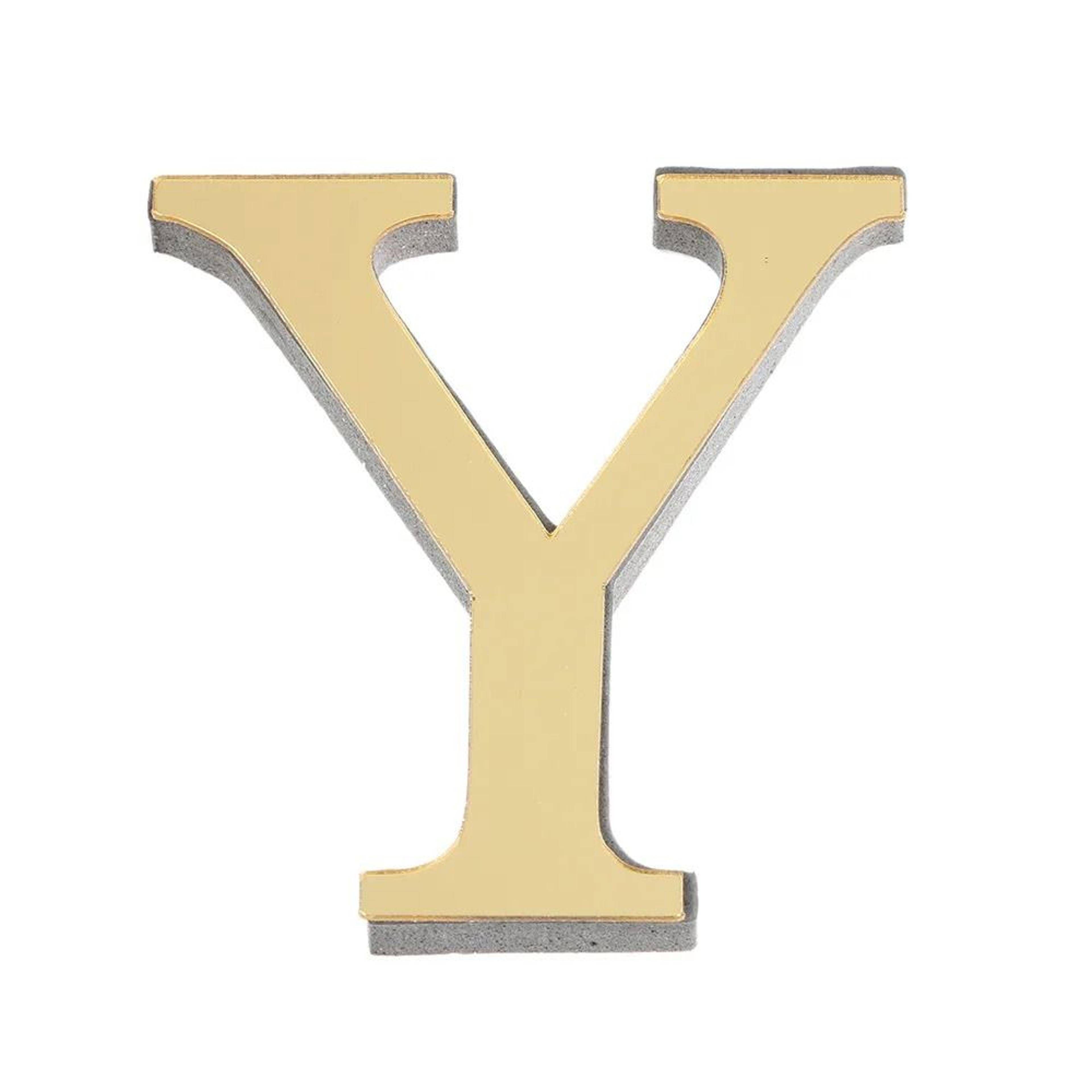 3D Mirror Letter Wall Sticker Self Adhesive Acrylic Alphabet Decor 2