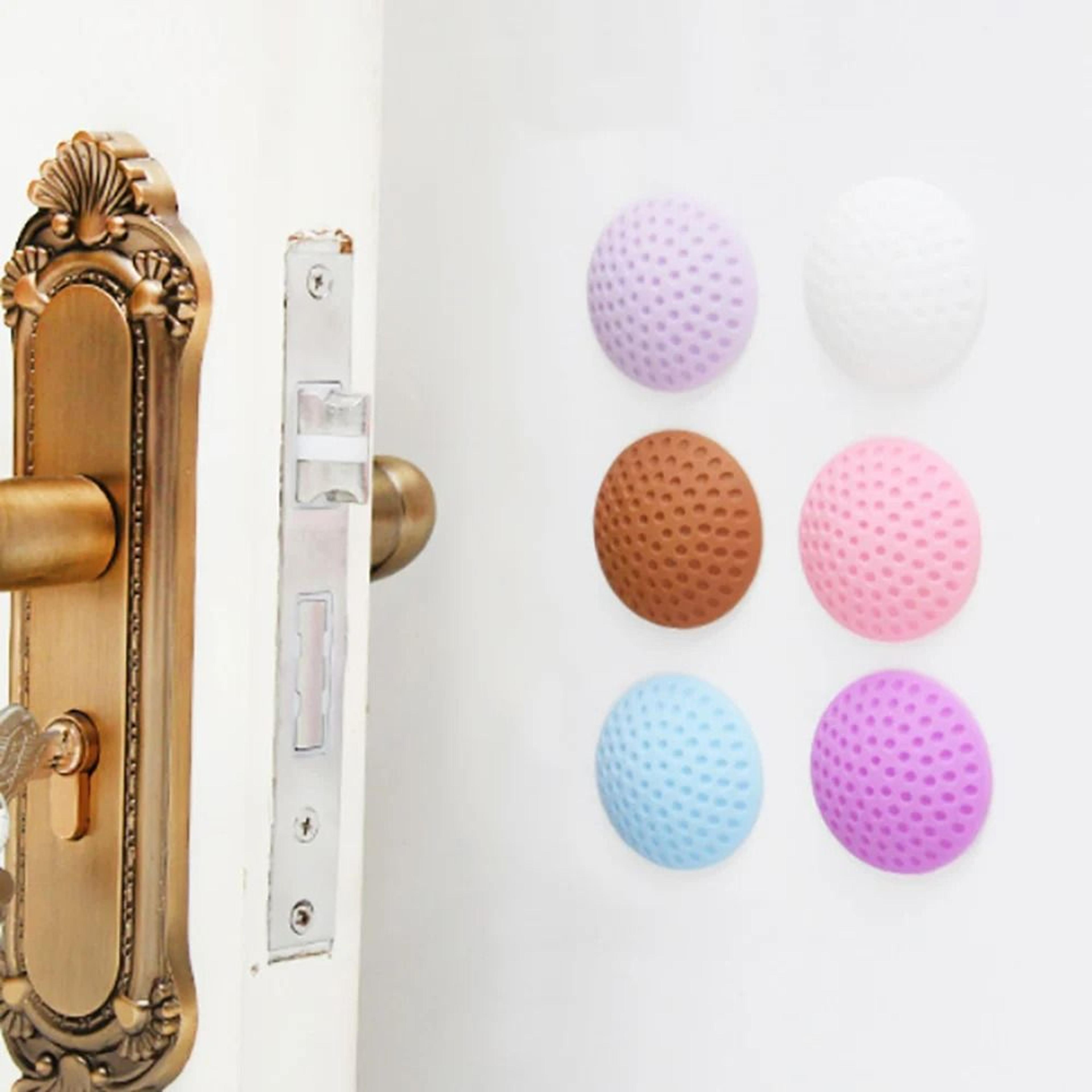 Silicone Door Handle Bumper Self Adhesive Wall Protector Anti Collision Pad 2