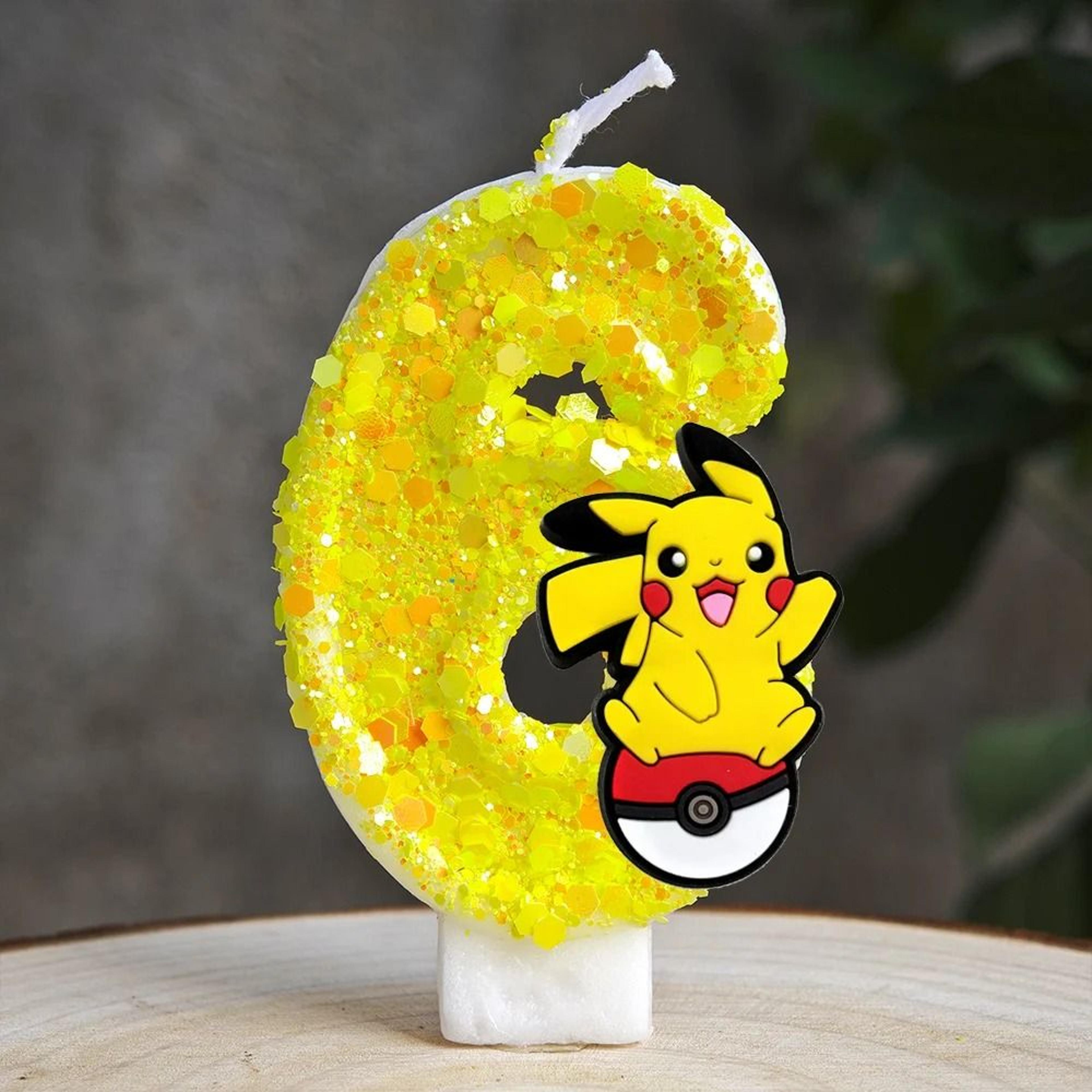 Pikachu Number Birthday Candle 0 To 9 Pokemon Cake Decoration 7