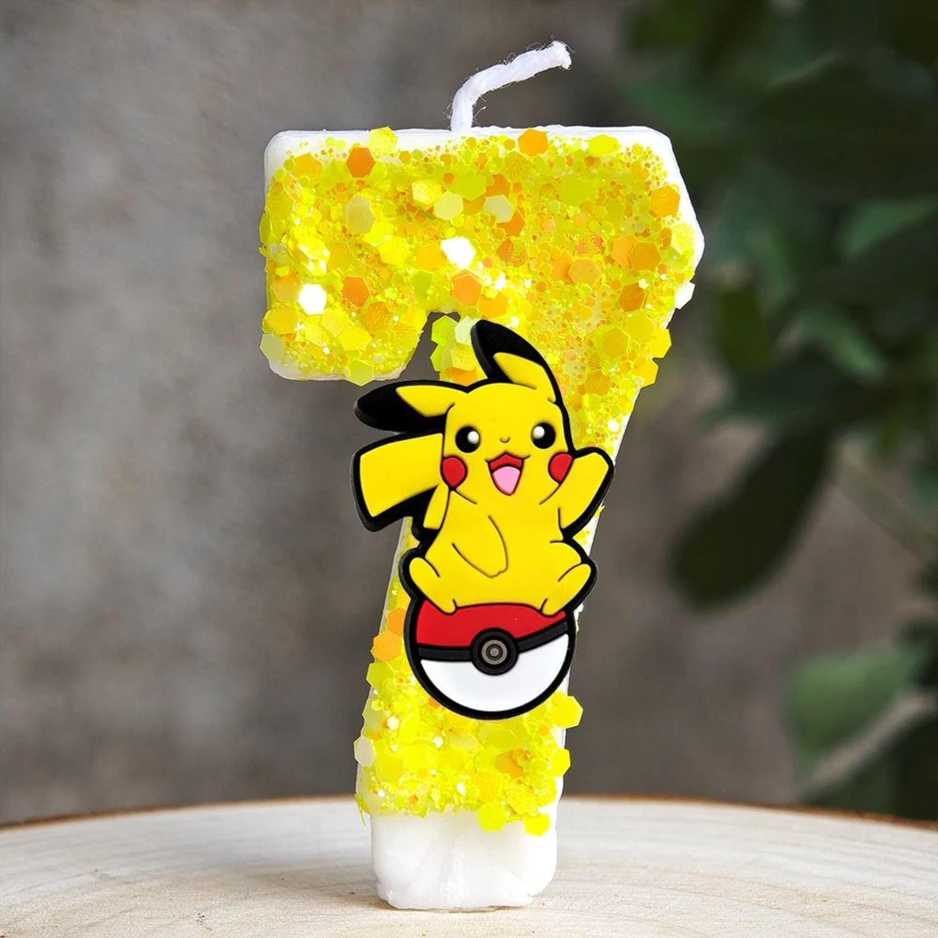 Pikachu Number Birthday Candle 0 To 9 Pokemon Cake Decoration 8