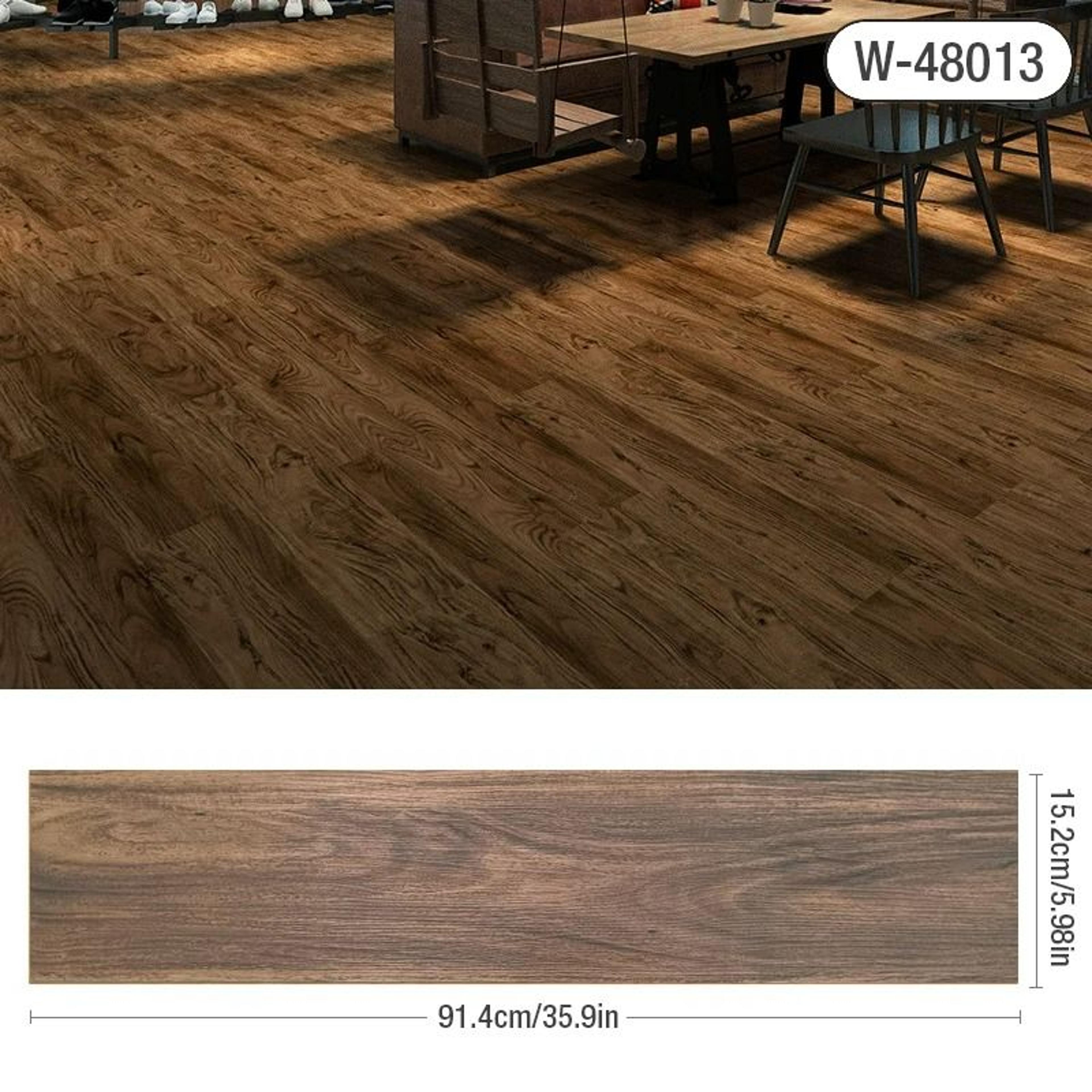 3D Wood Grain Floor Sticker Waterproof Self Adhesive Vinyl Plank 14