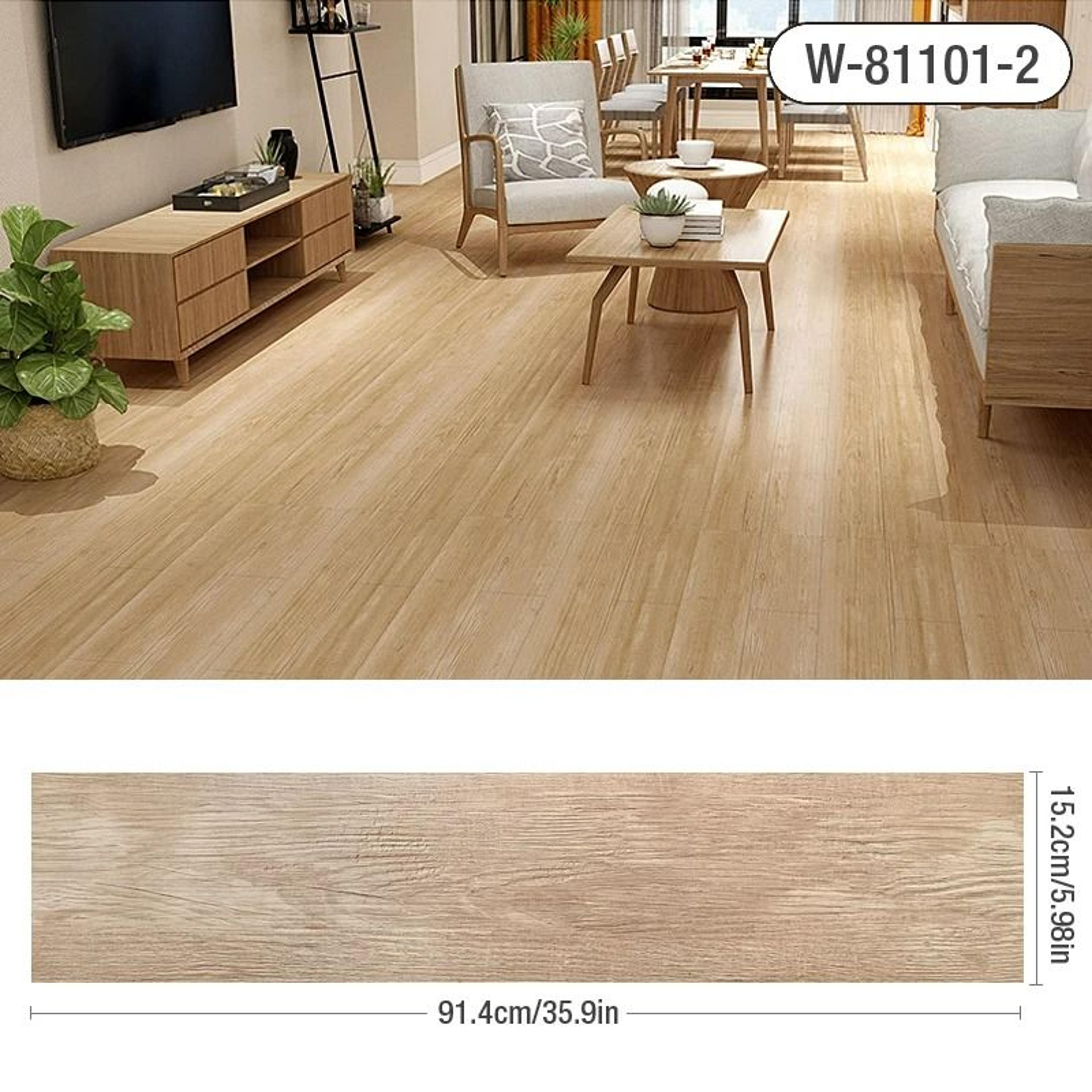 3D Wood Grain Floor Sticker Waterproof Self Adhesive Vinyl Plank 17
