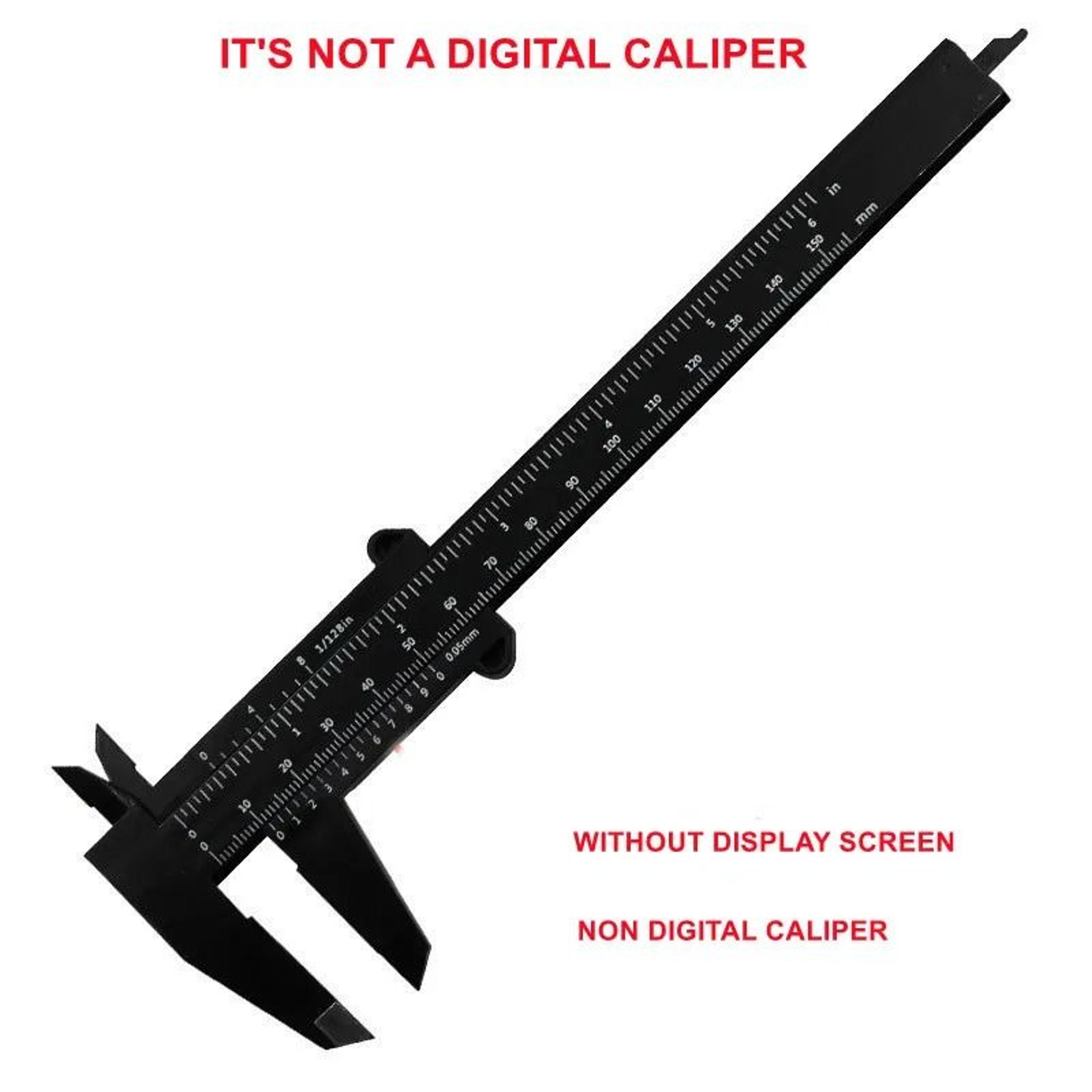 Digital Caliper Carbon Fiber Precision Measuring Tool 8