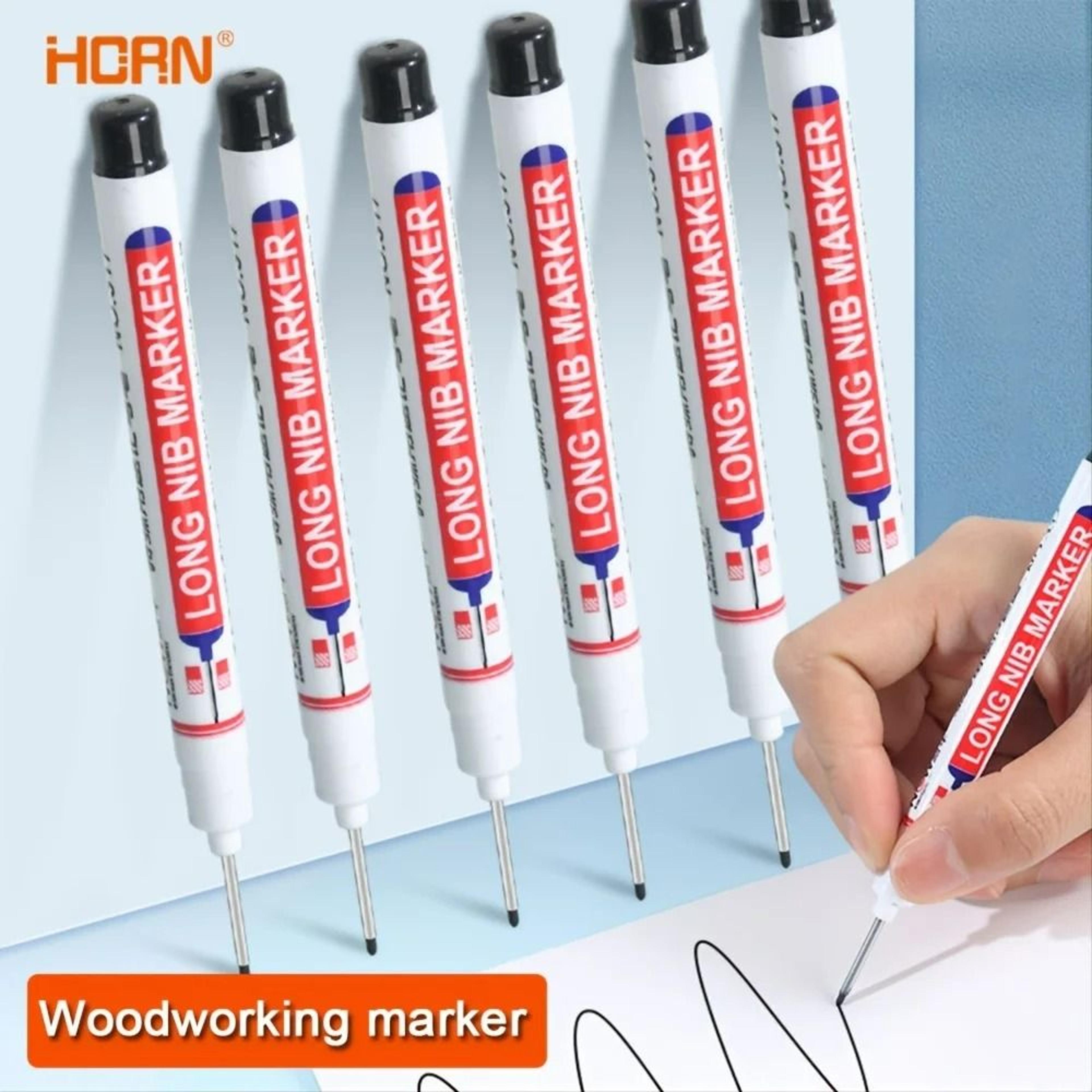 10 Piece Deep Hole Long Nib Marker Set For Woodworking And Metal 1