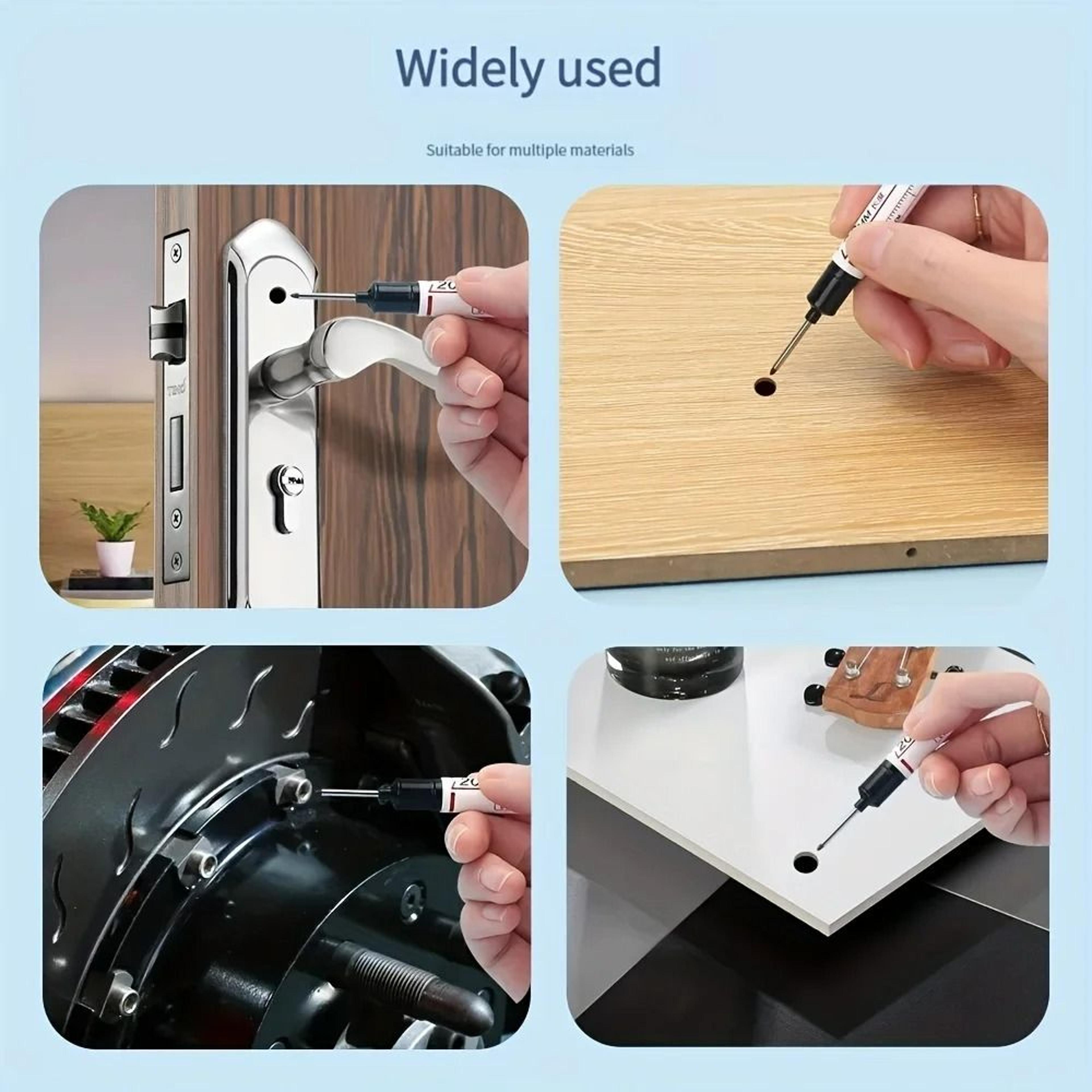10 Piece Deep Hole Long Nib Marker Set For Woodworking And Metal 3