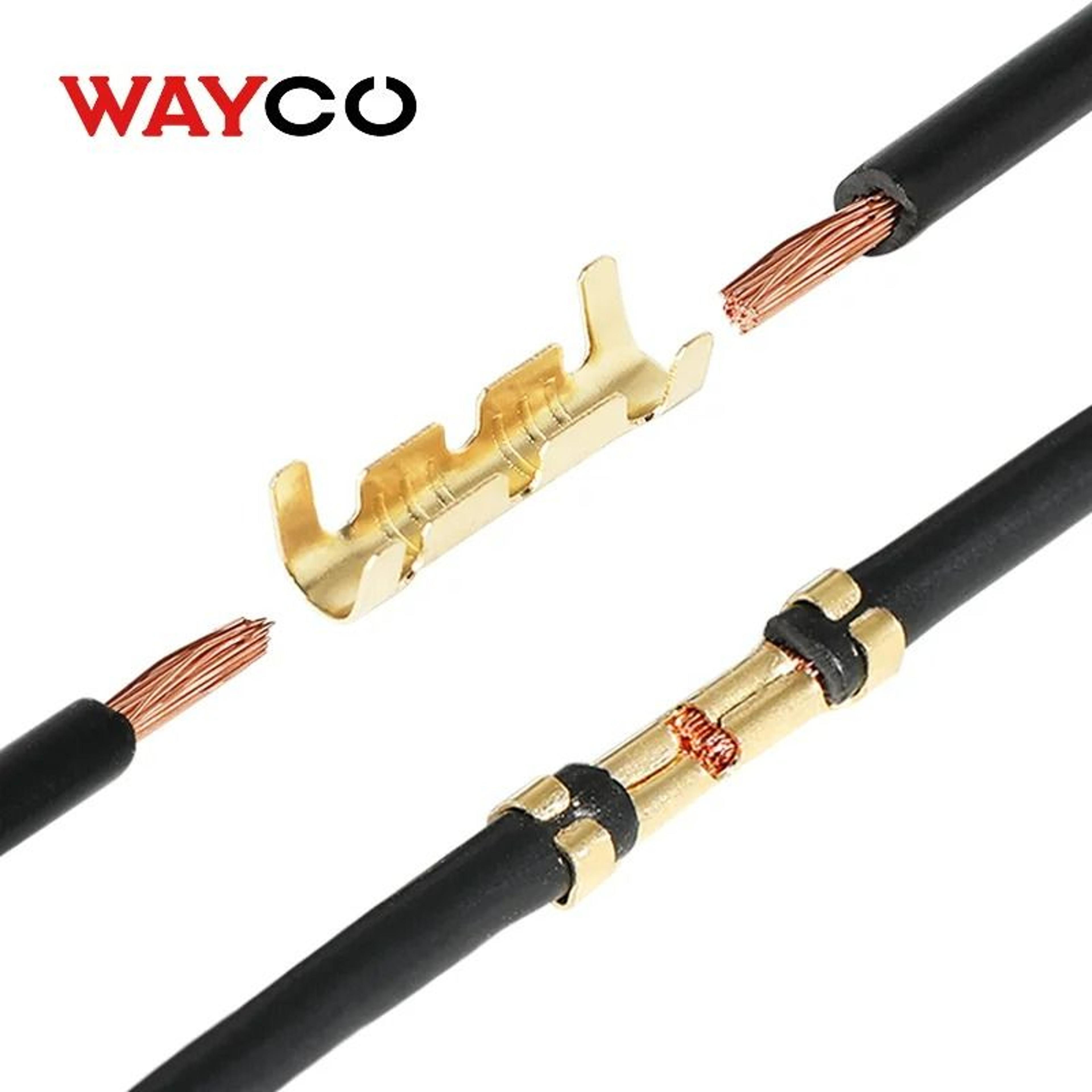 U Shaped Electrical Wire Crimp Connectors With Heat Shrink Tubing Kit 0