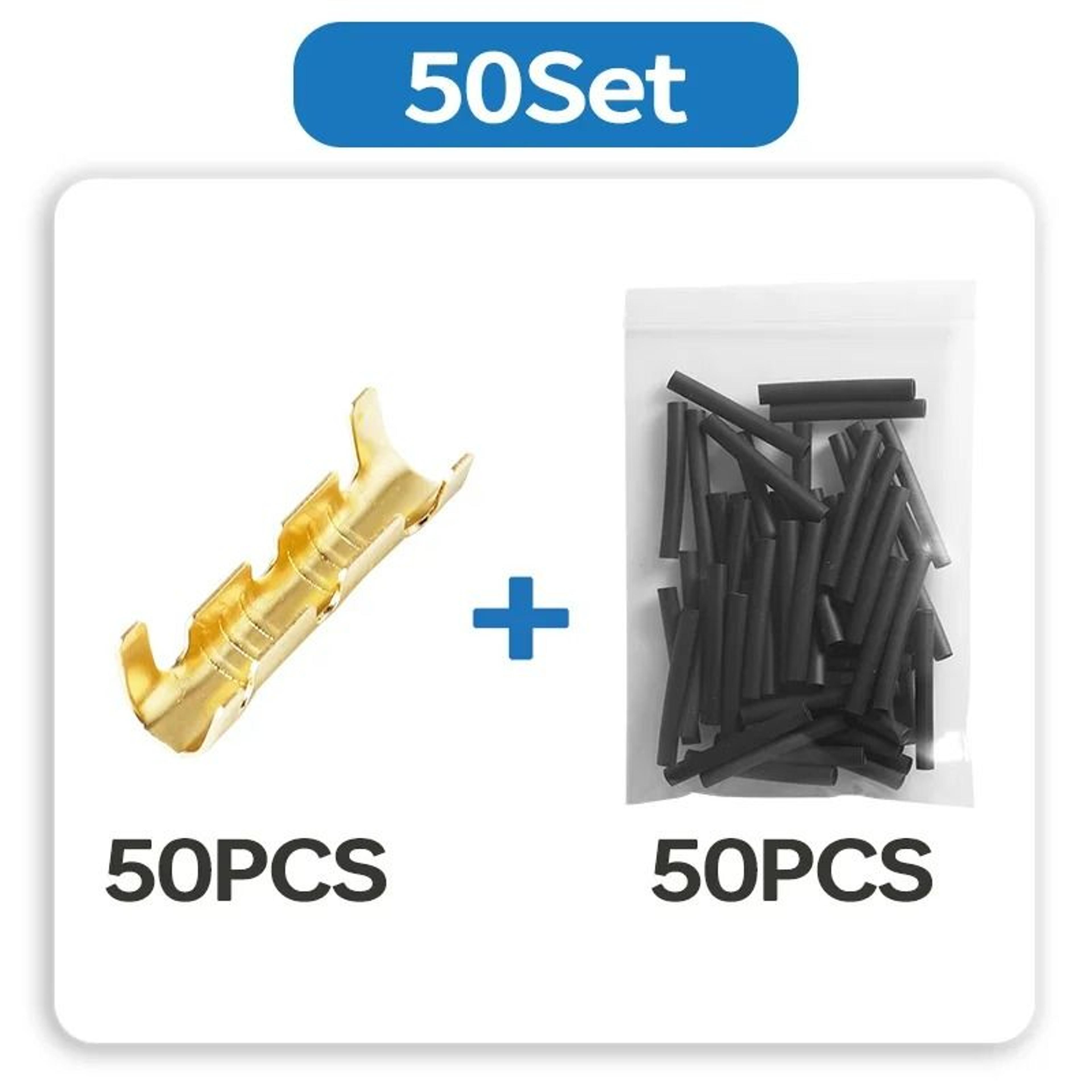U Shaped Electrical Wire Crimp Connectors With Heat Shrink Tubing Kit 8